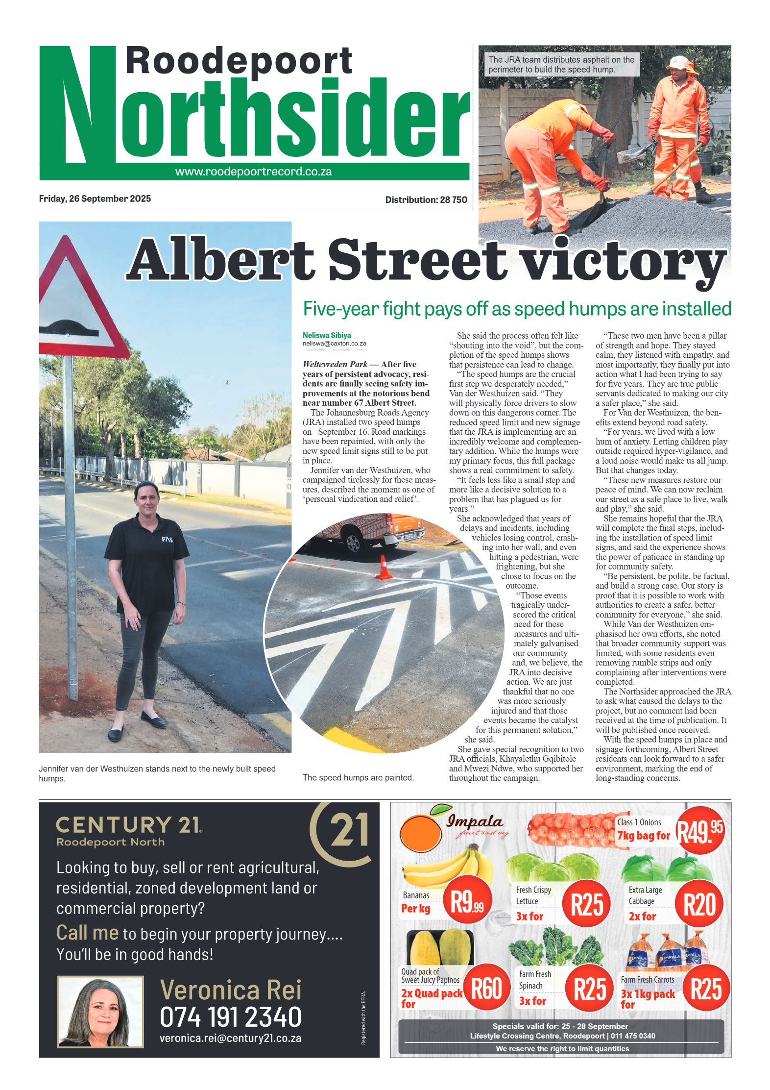 Roodepoort Northsider 26 September 2025 page 3