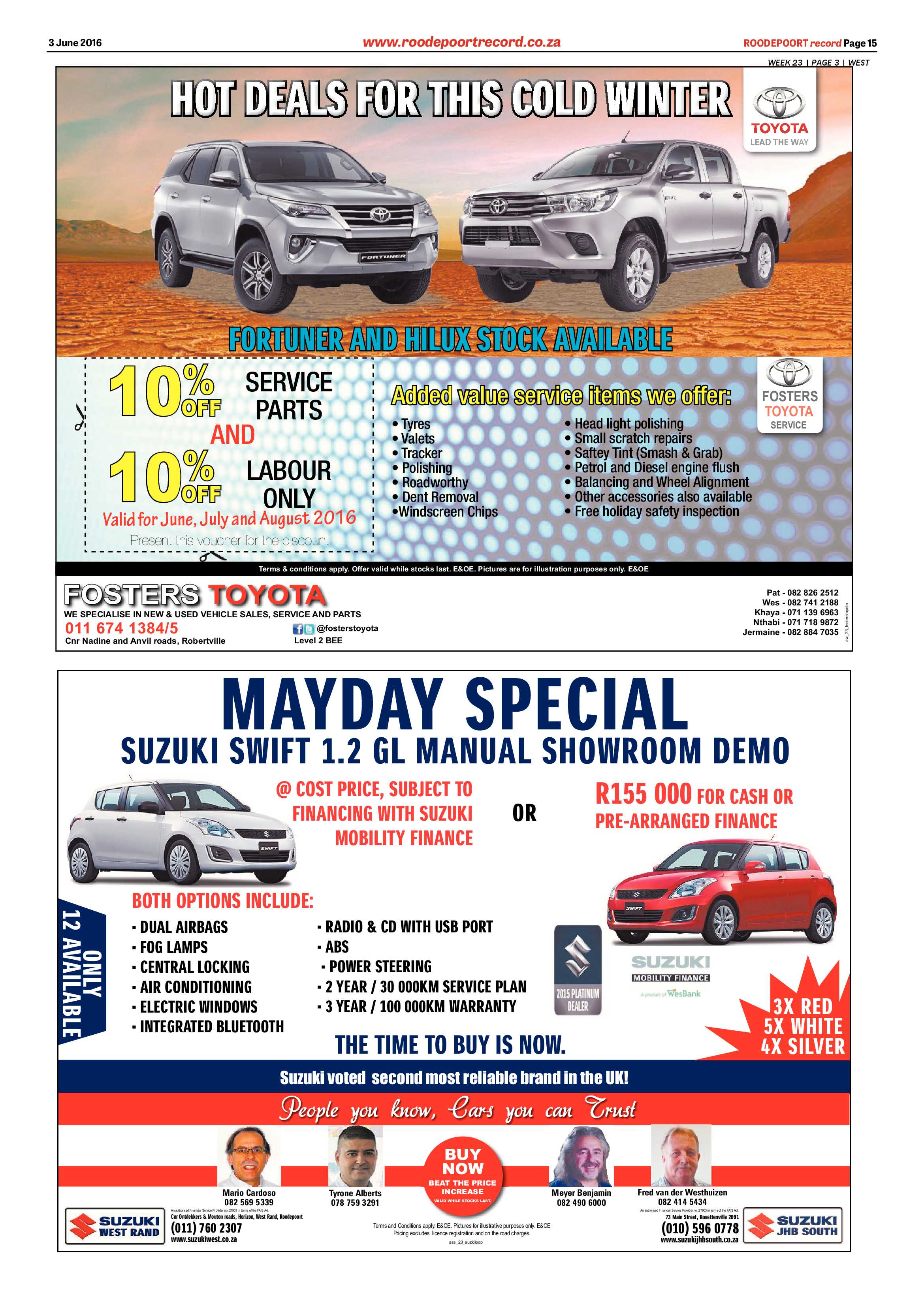Roodepoort Record 03 June 2016 page 15