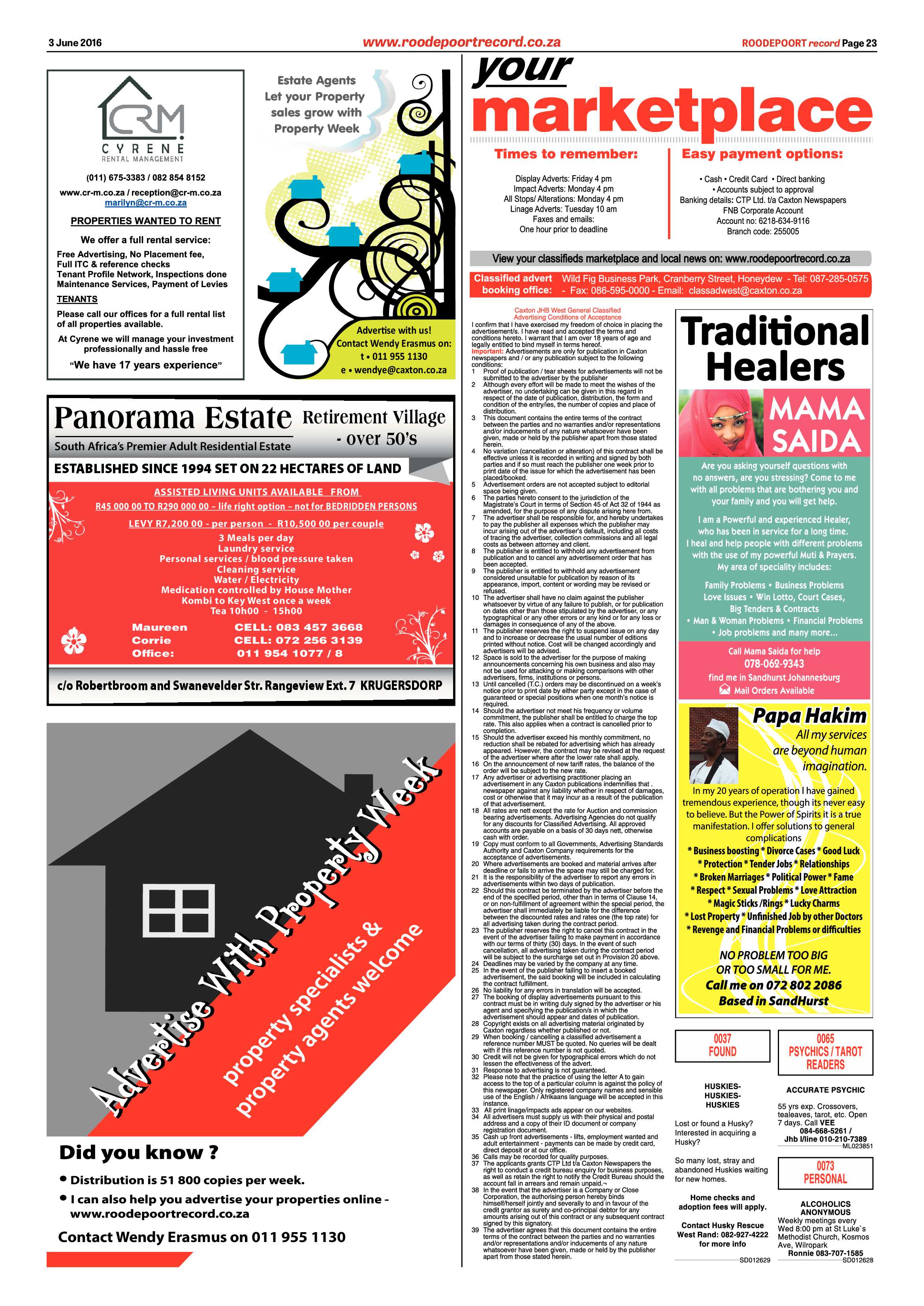 Roodepoort Record 03 June 2016 page 23