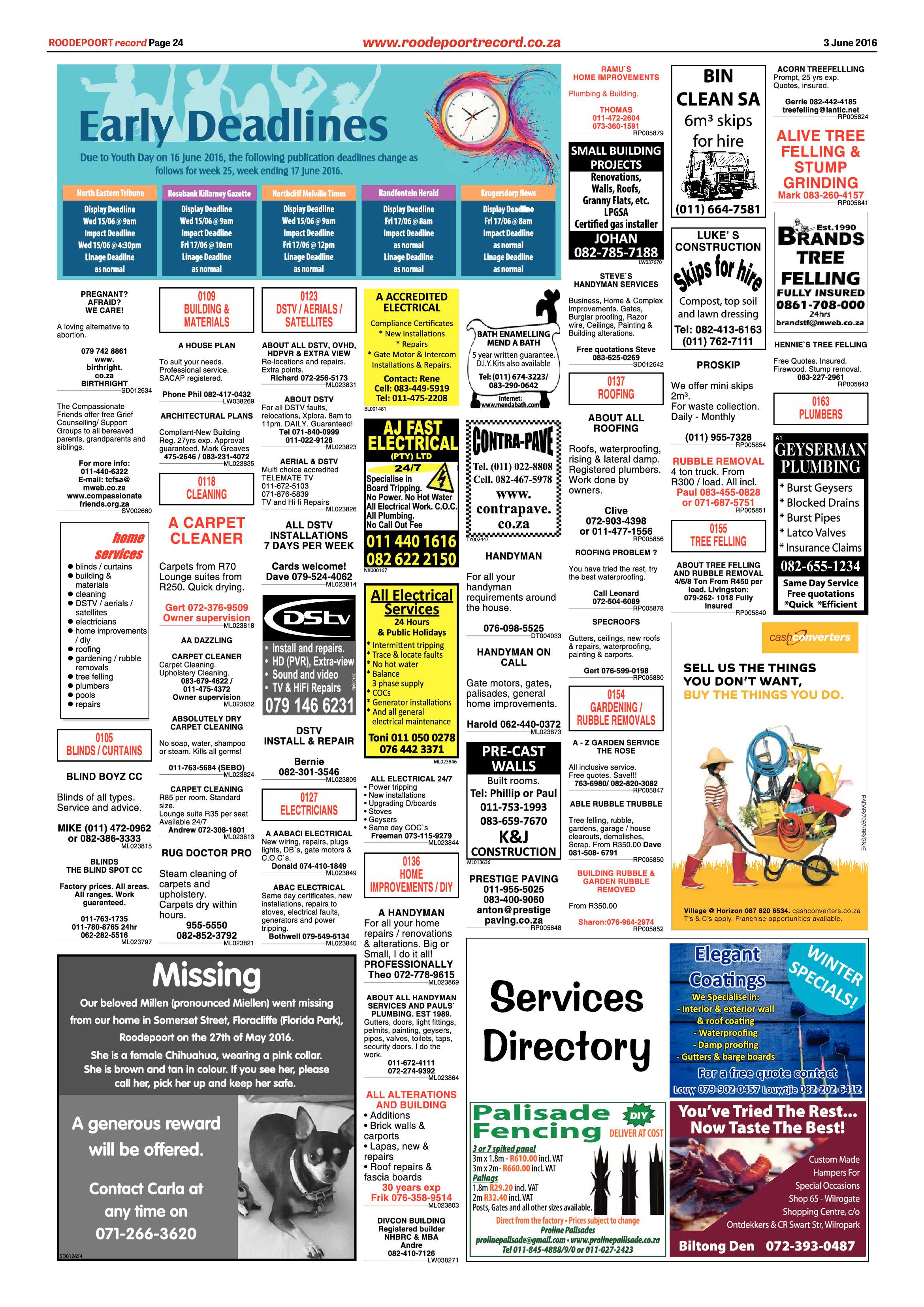 Roodepoort Record 03 June 2016 page 24