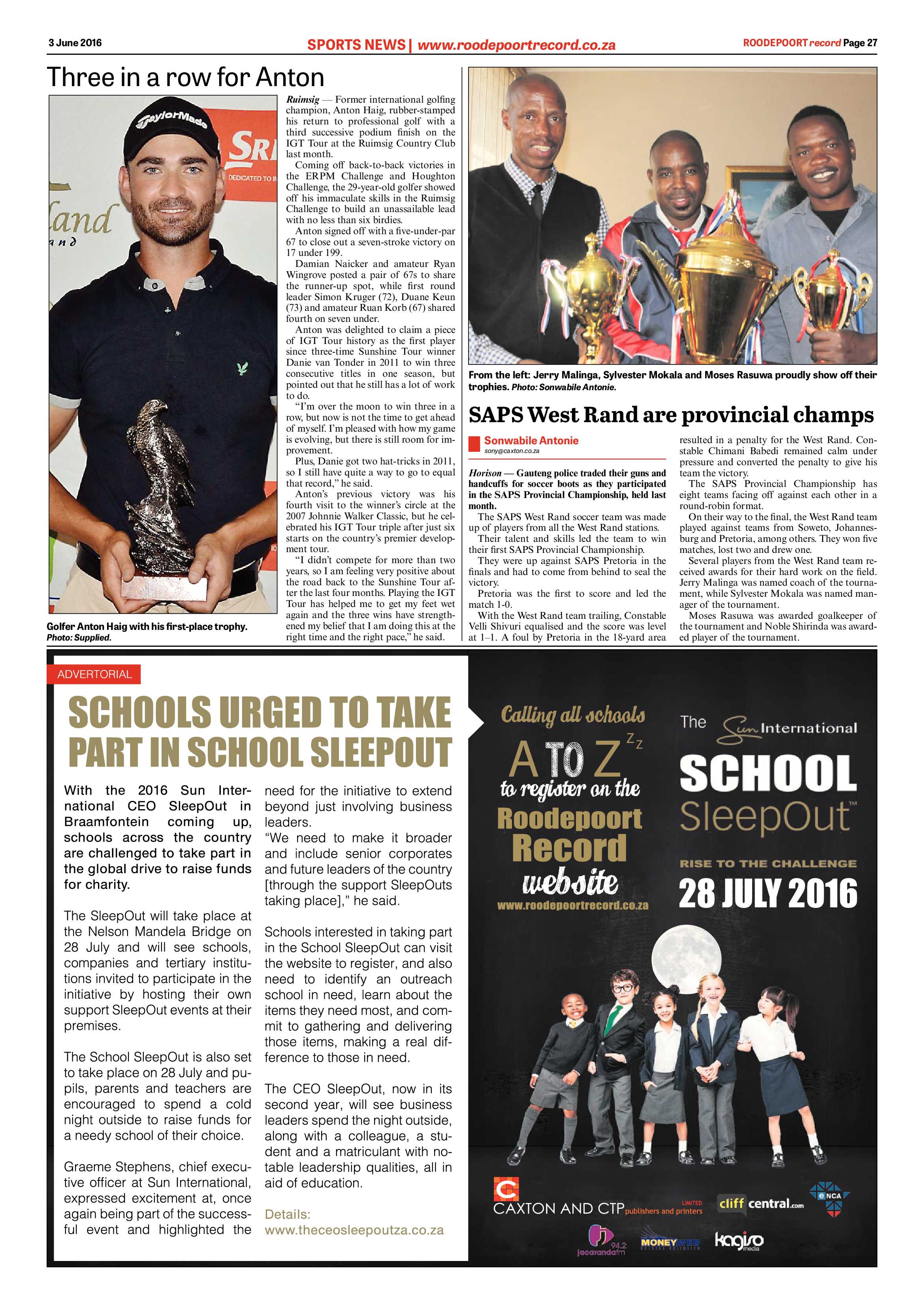 Roodepoort Record 03 June 2016 page 27