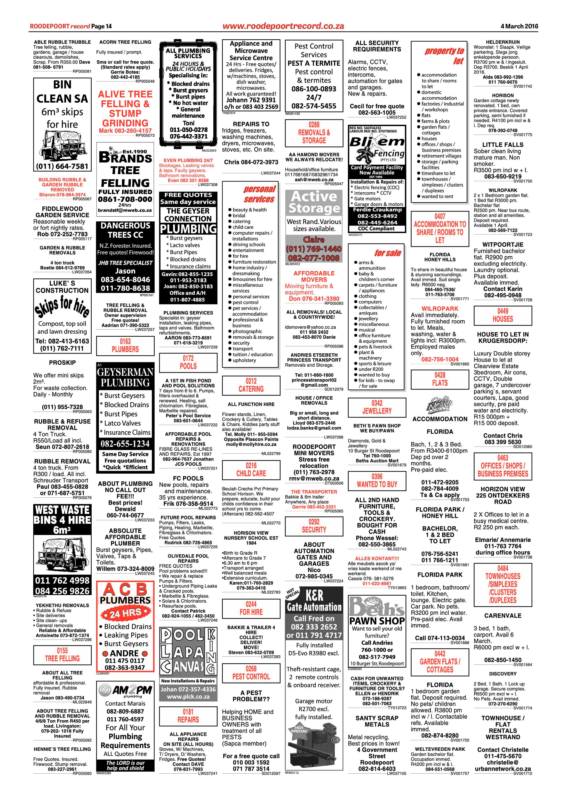 Roodepoort Record 04 March 2016 page 14