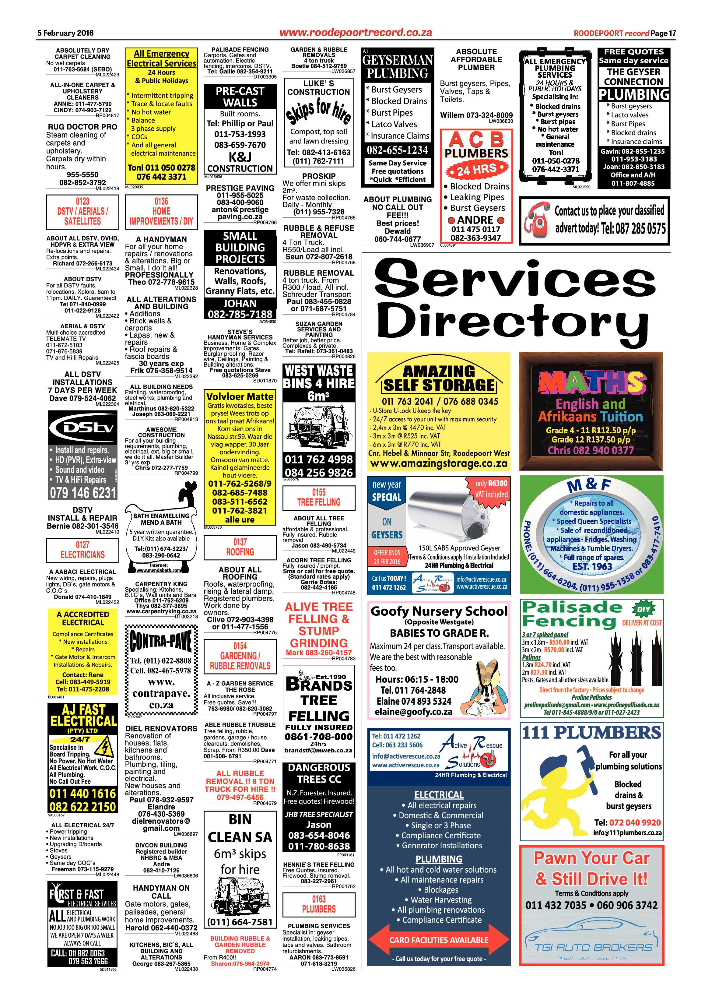 Roodepoort Record 05 February 2016 page 17