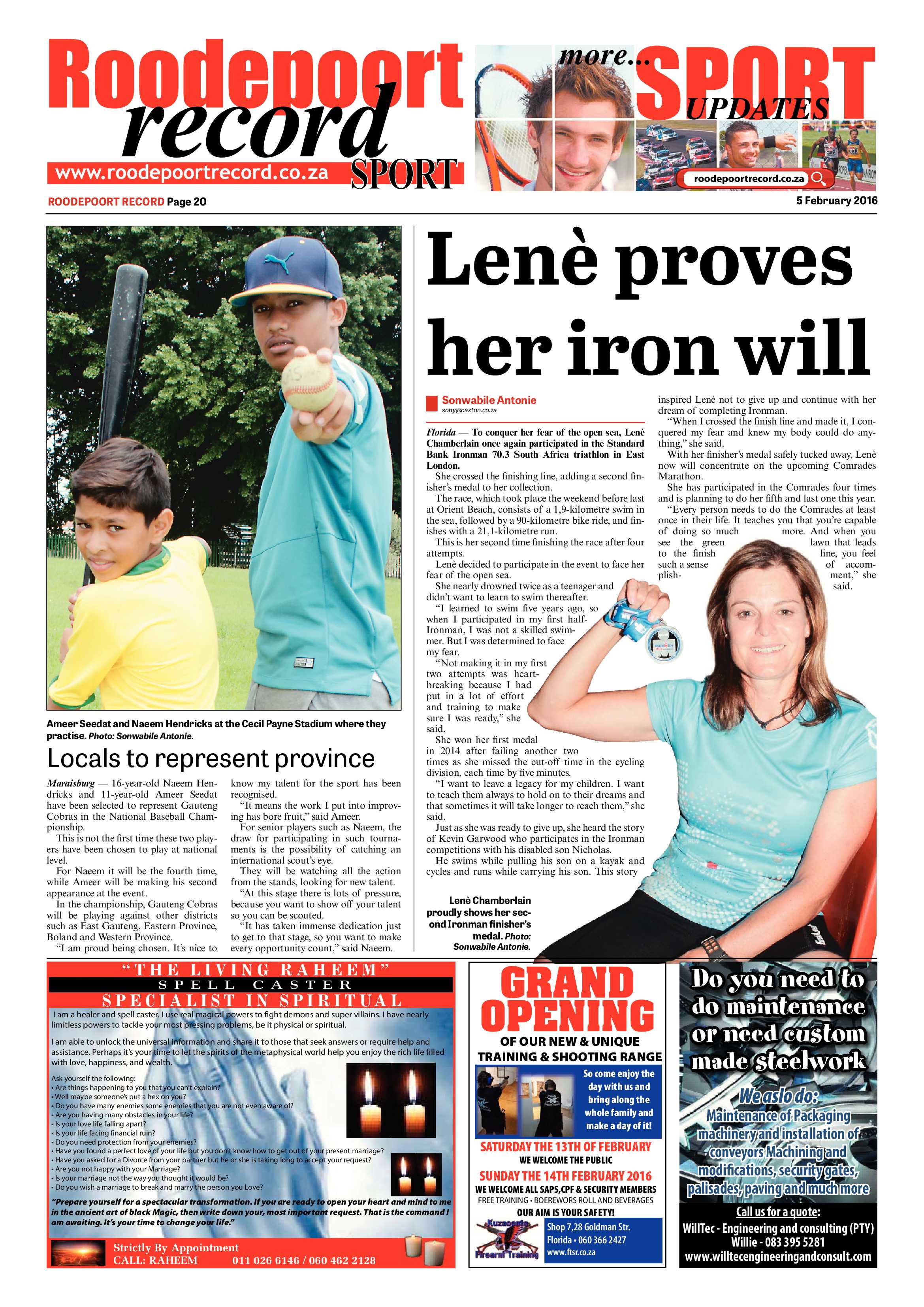 Roodepoort Record 05 February 2016 page 20