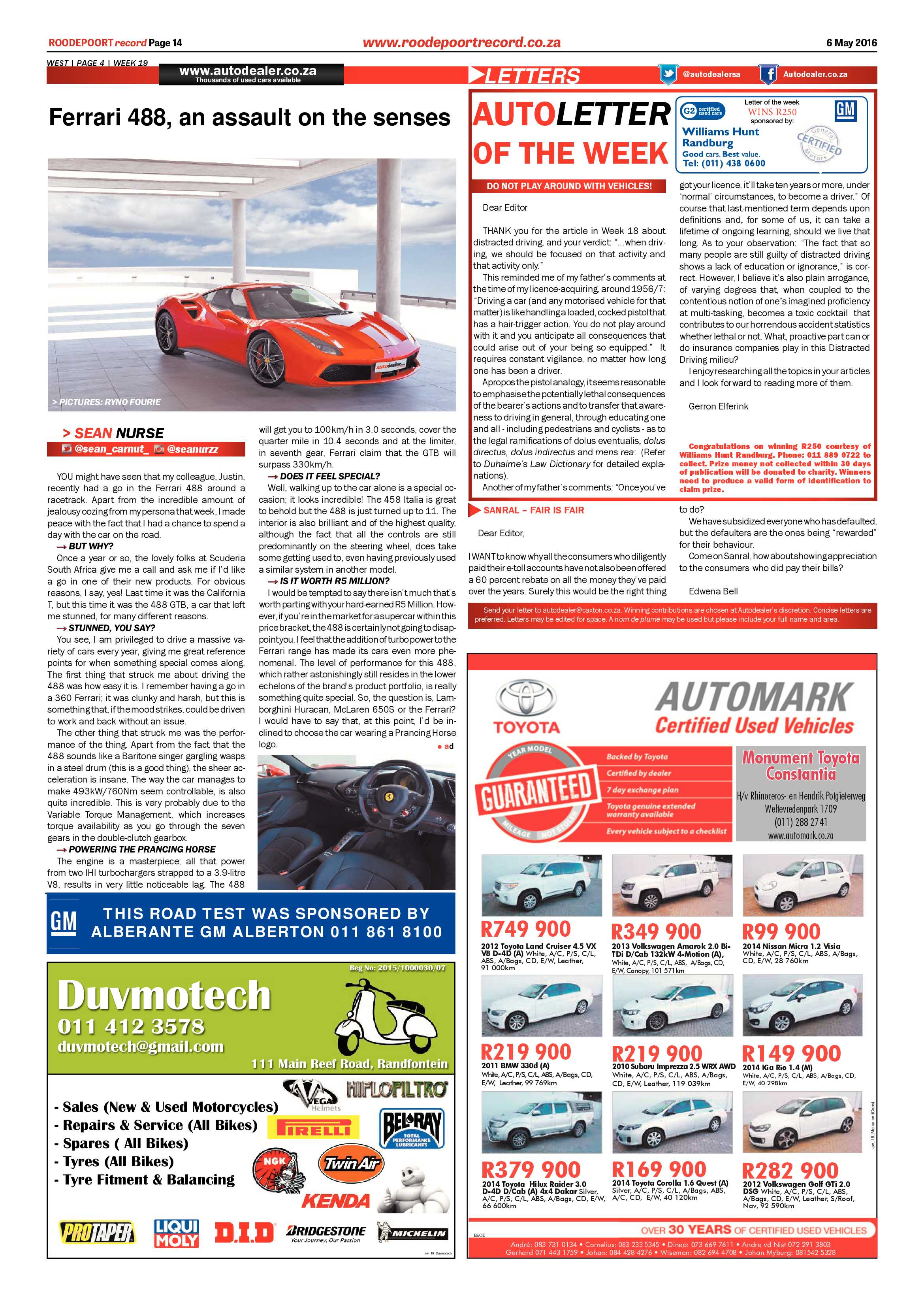 Roodepoort Record 06 May 2016 page 14