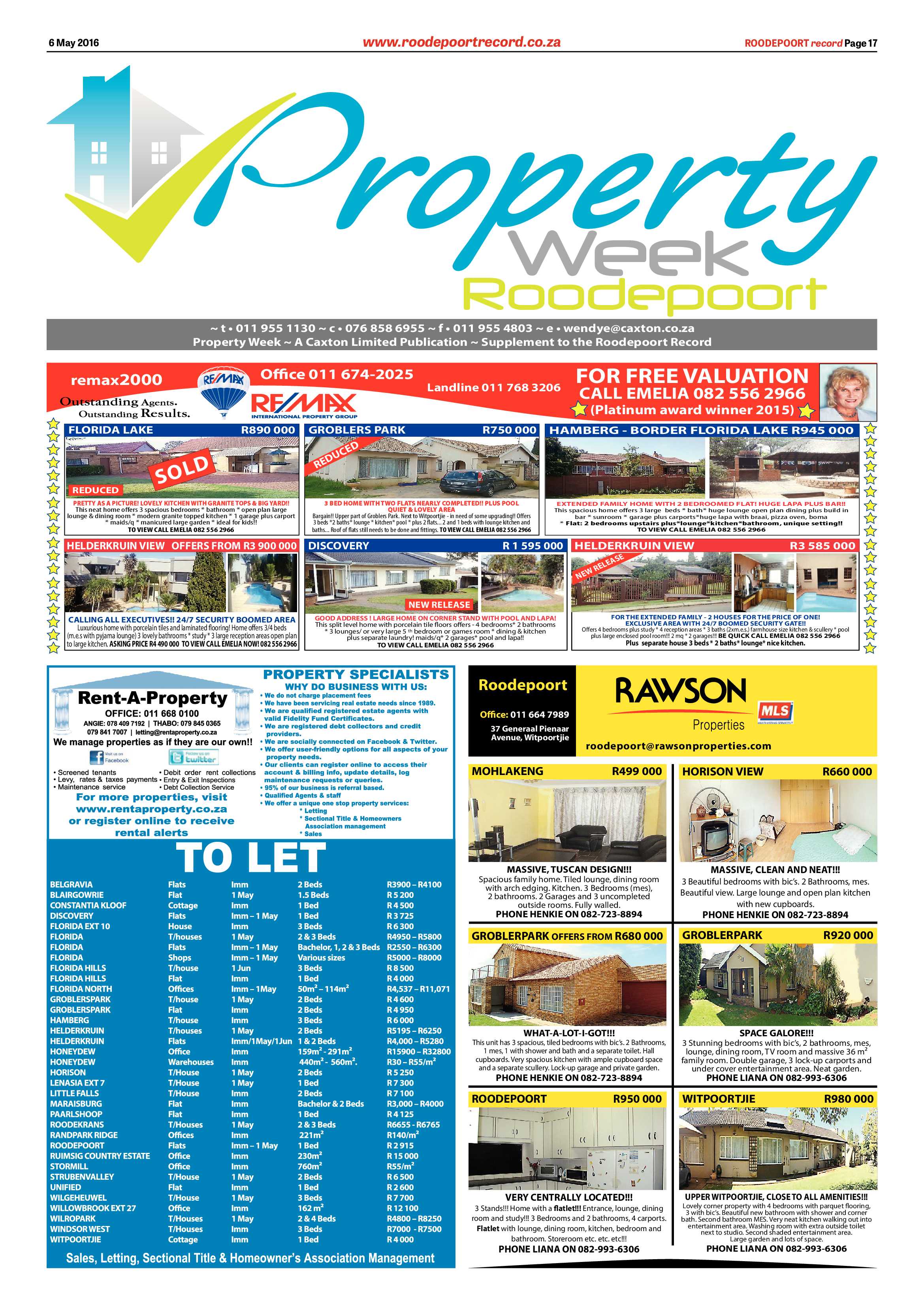 Roodepoort Record 06 May 2016 page 17