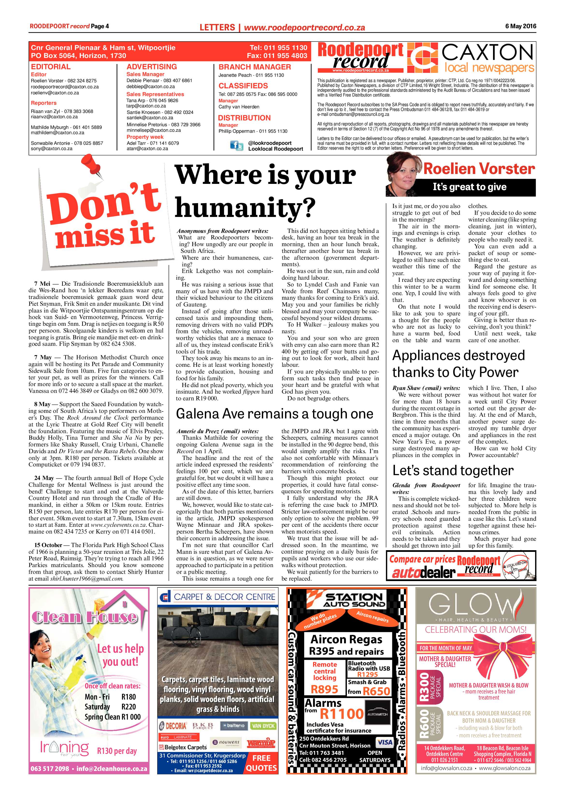 Roodepoort Record 06 May 2016 page 4