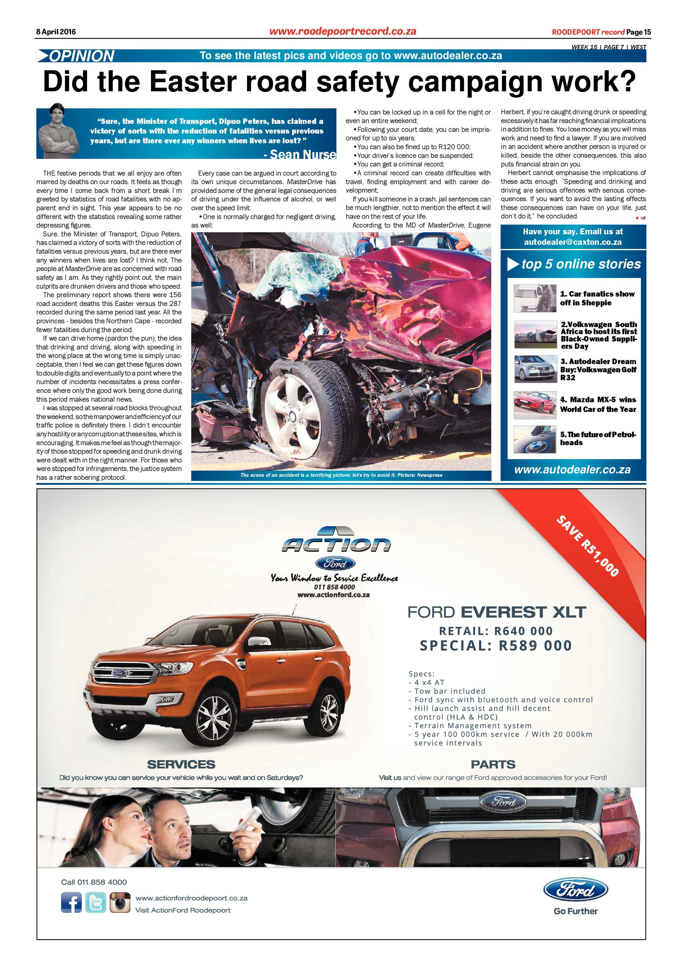 Roodepoort Record 08 April 2016 page 15