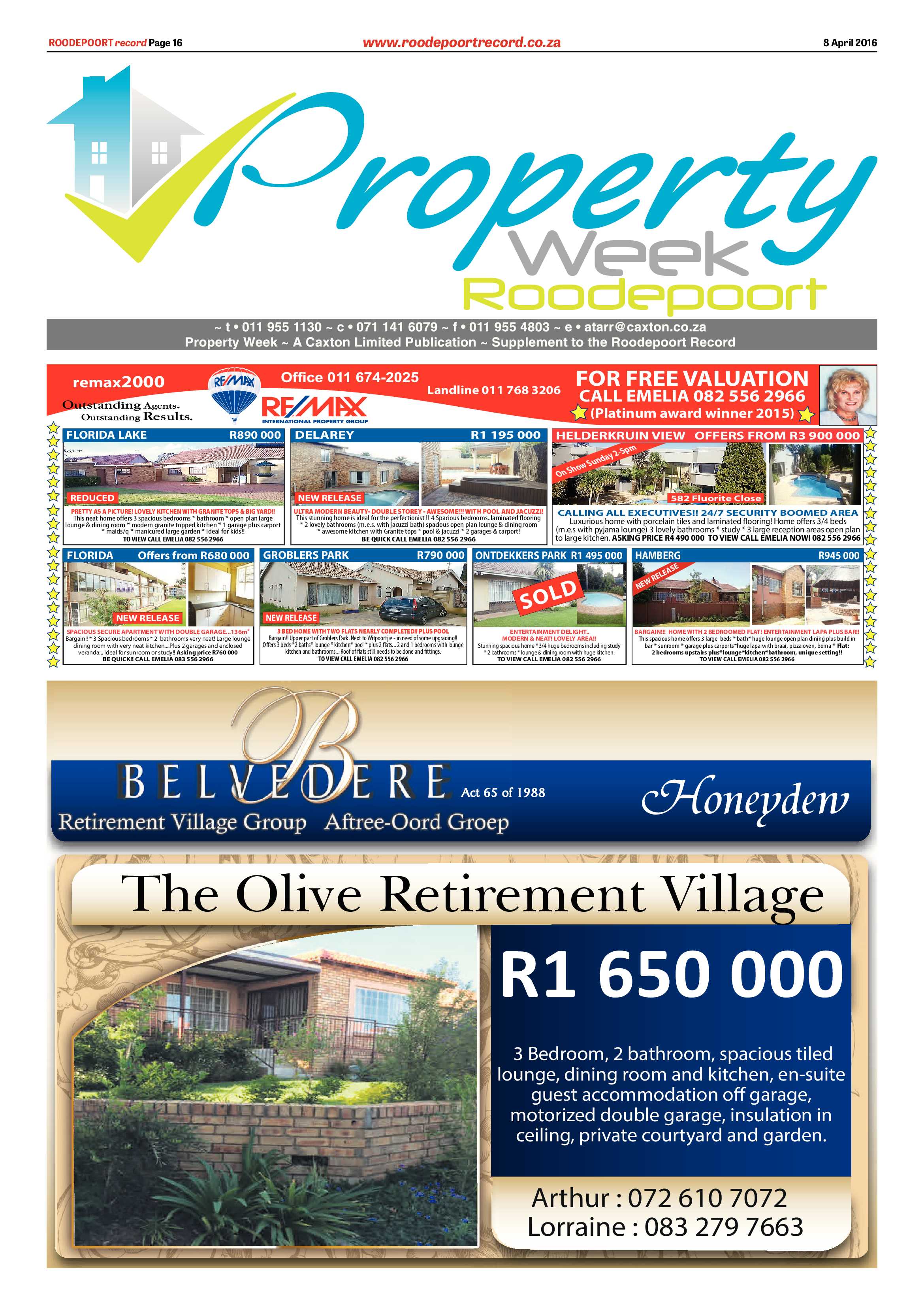Roodepoort Record 08 April 2016 page 16