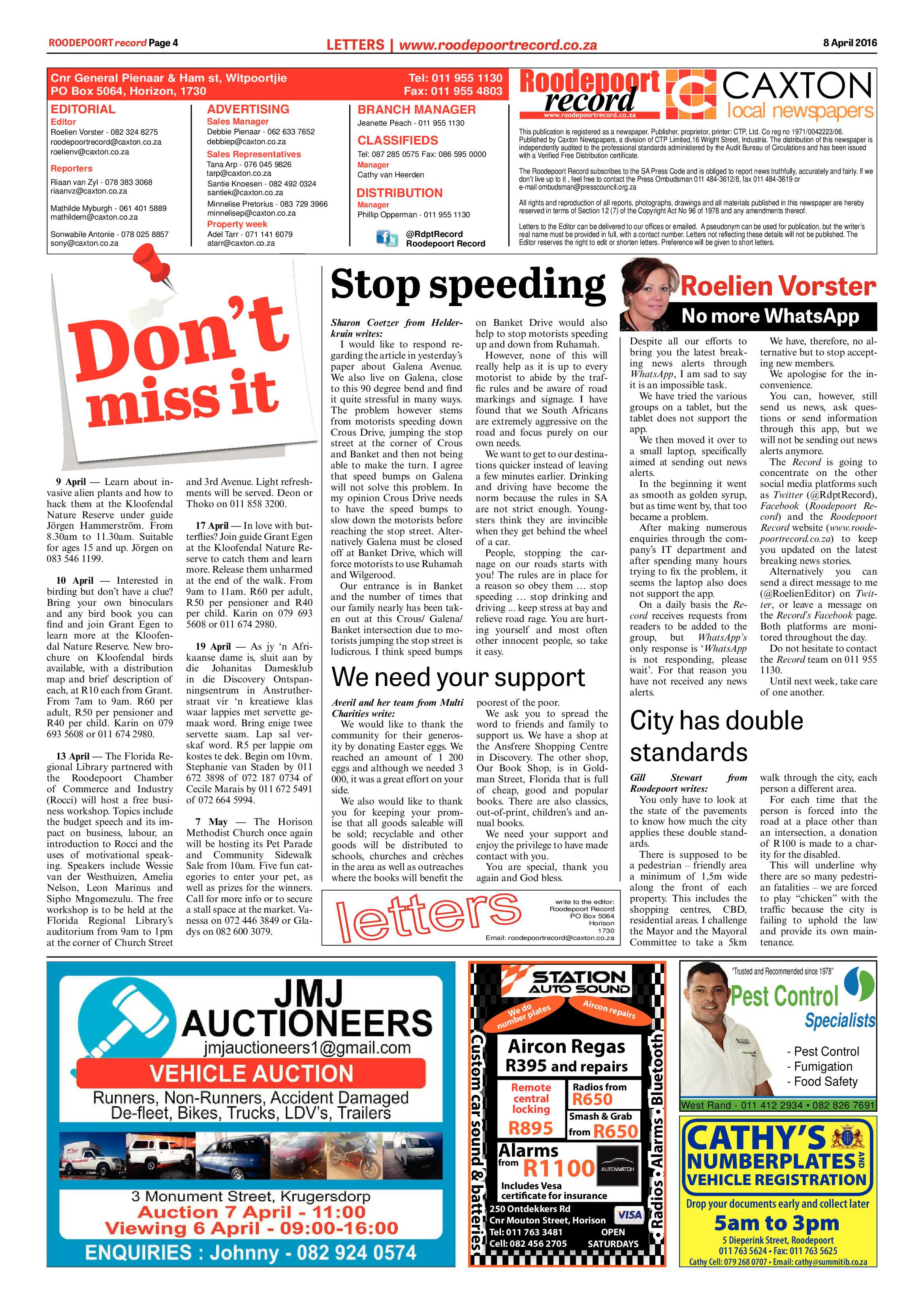 Roodepoort Record 08 April 2016 page 4