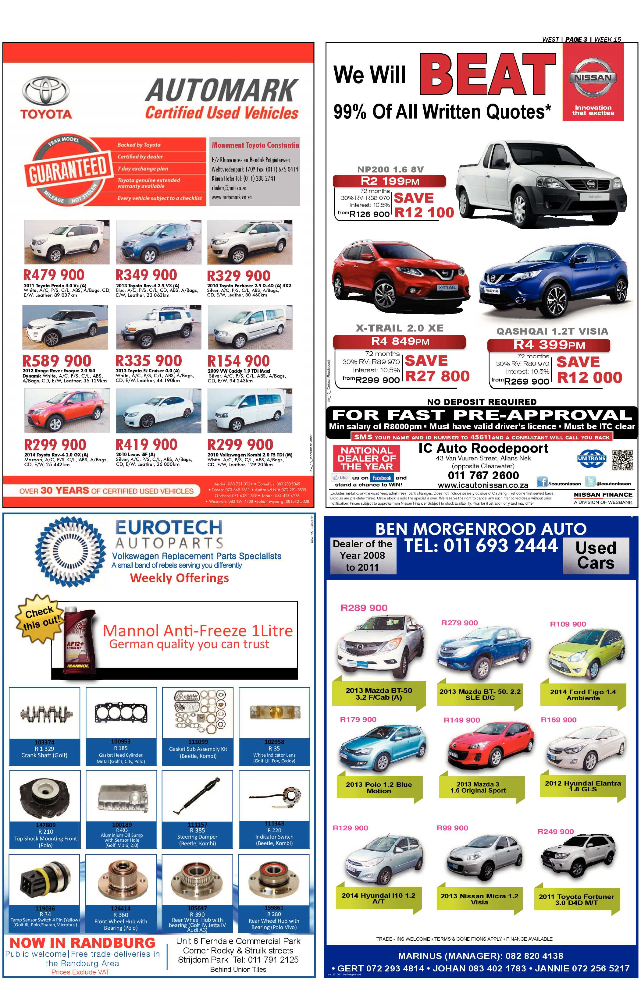 Roodepoort Record 10 April 2015 page 11