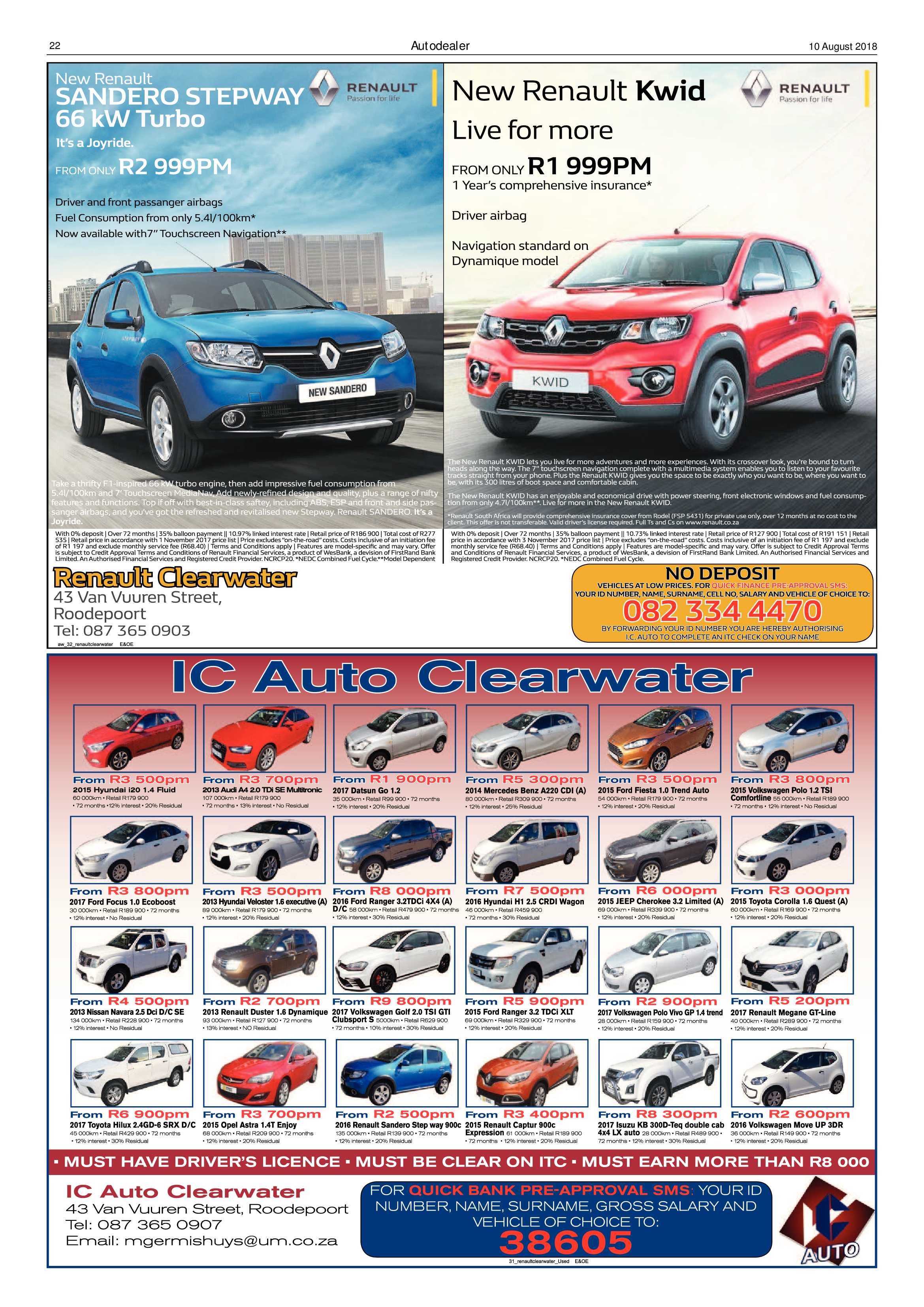 Roodepoort Record 10 August 2018 page 22