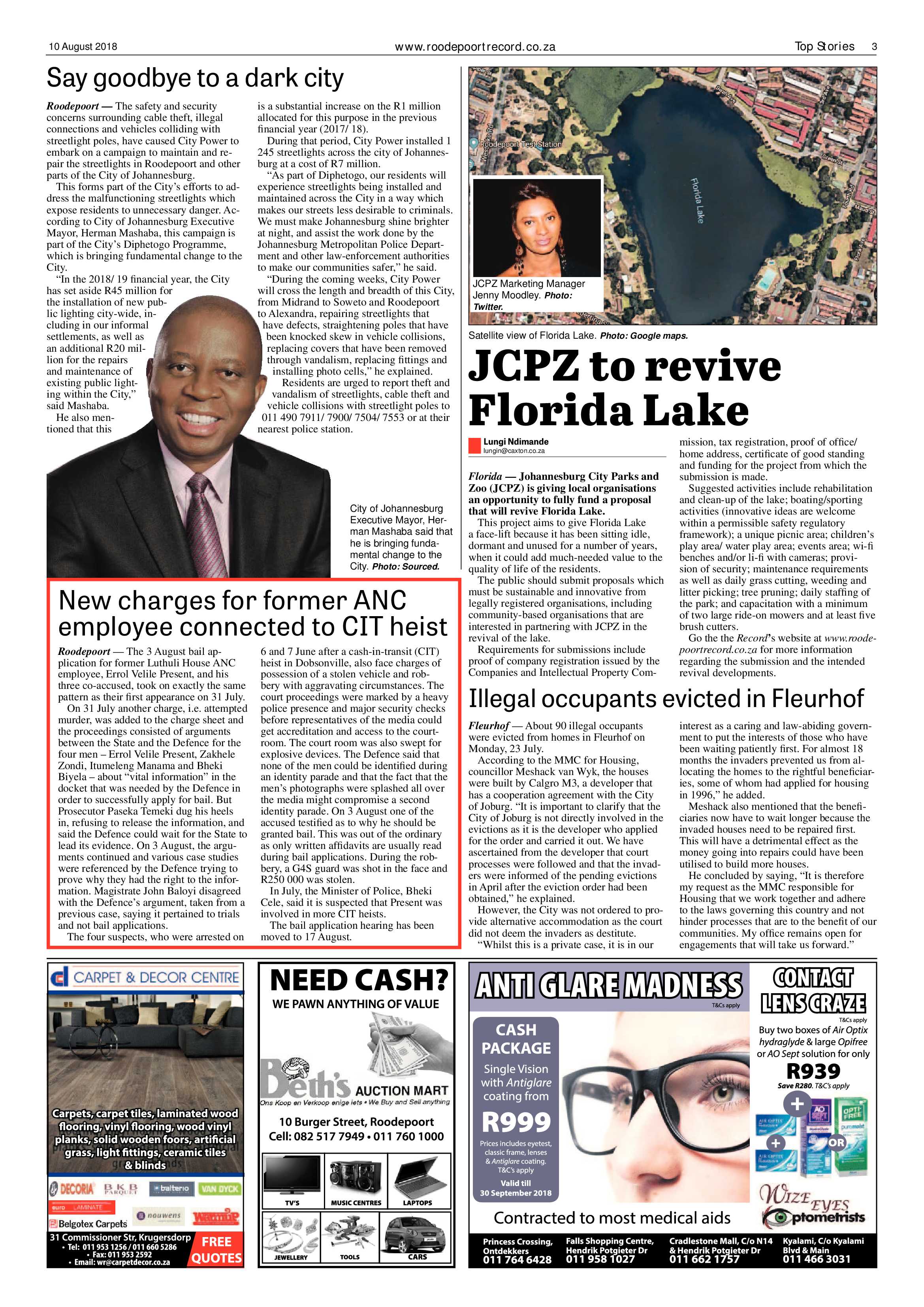 Roodepoort Record 10 August 2018 page 3