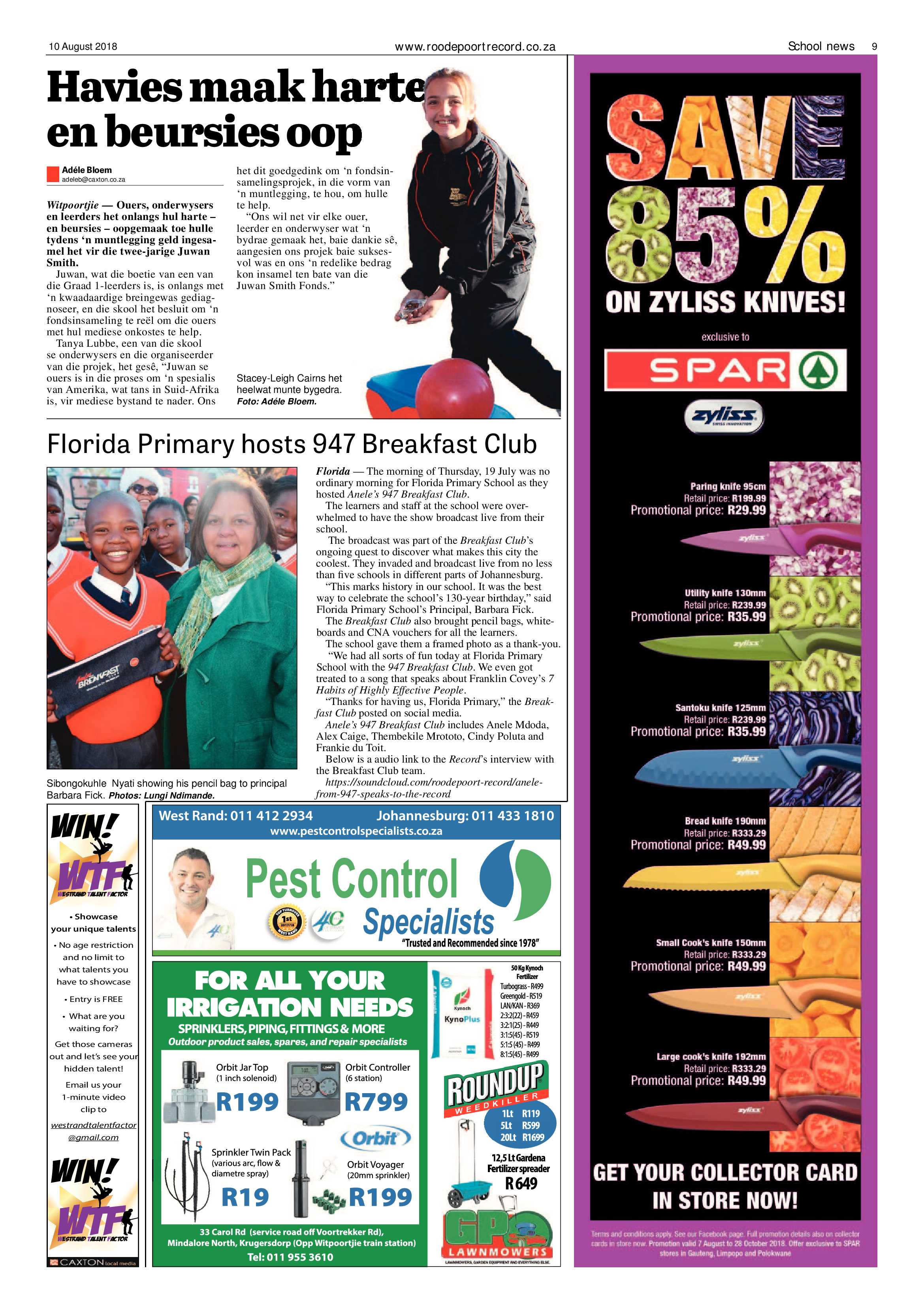 Roodepoort Record 10 August 2018 page 9