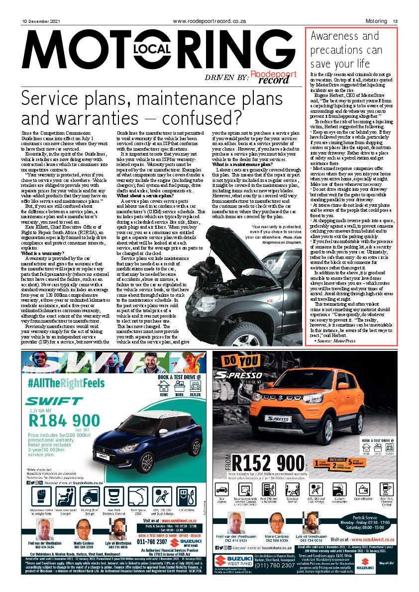 Roodepoort Record 10 December 2021 page 15