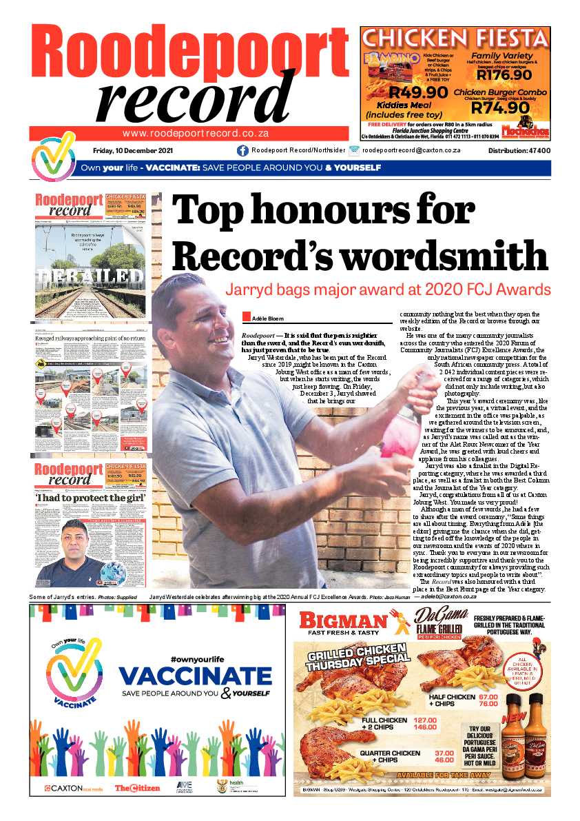 Roodepoort Record 10 December 2021 page 3