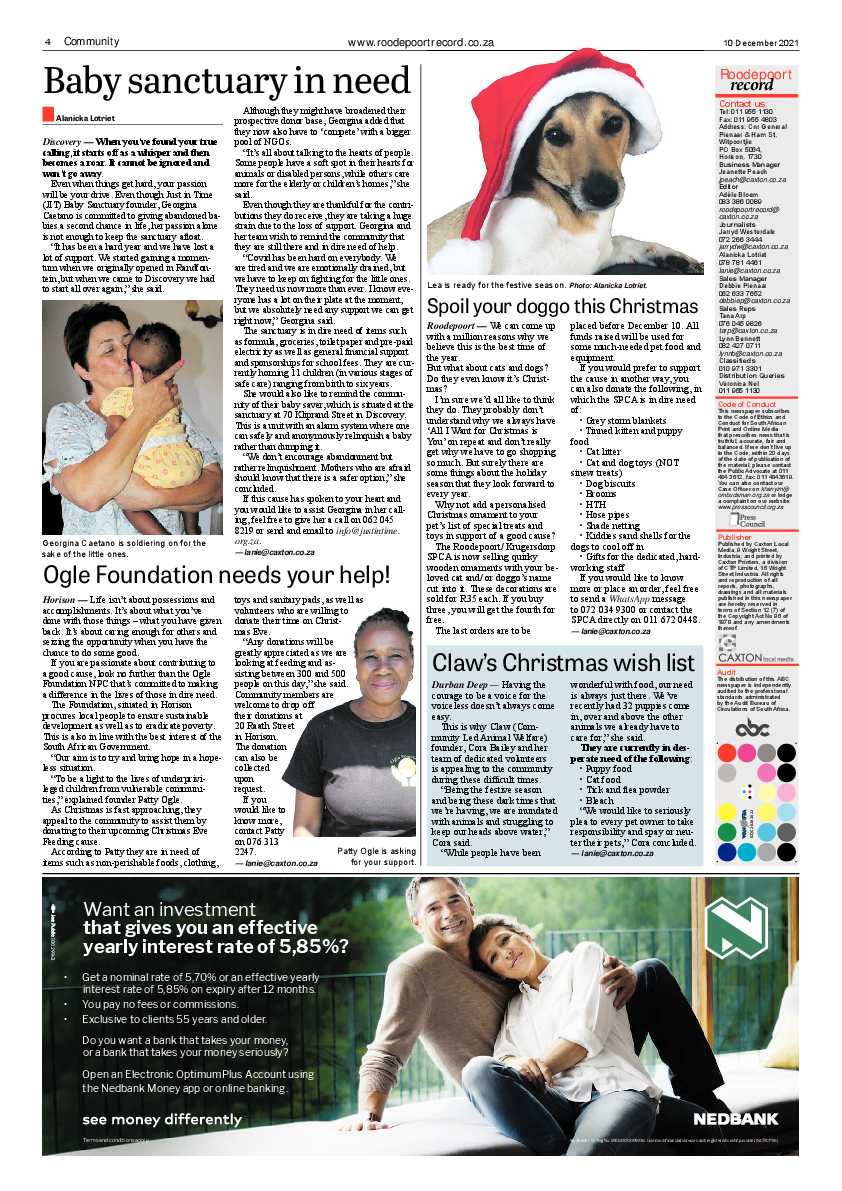 Roodepoort Record 10 December 2021 page 6