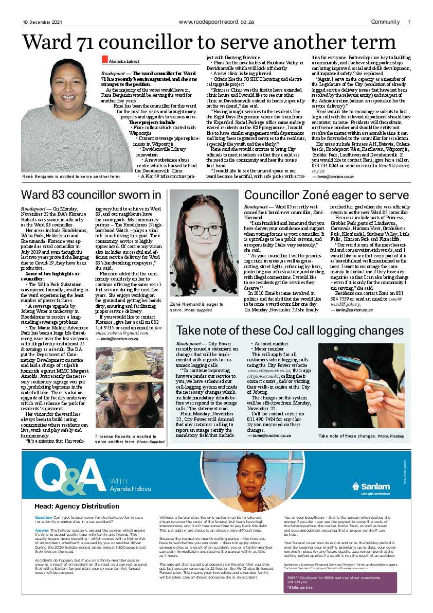 Roodepoort Record 10 December 2021 page 9