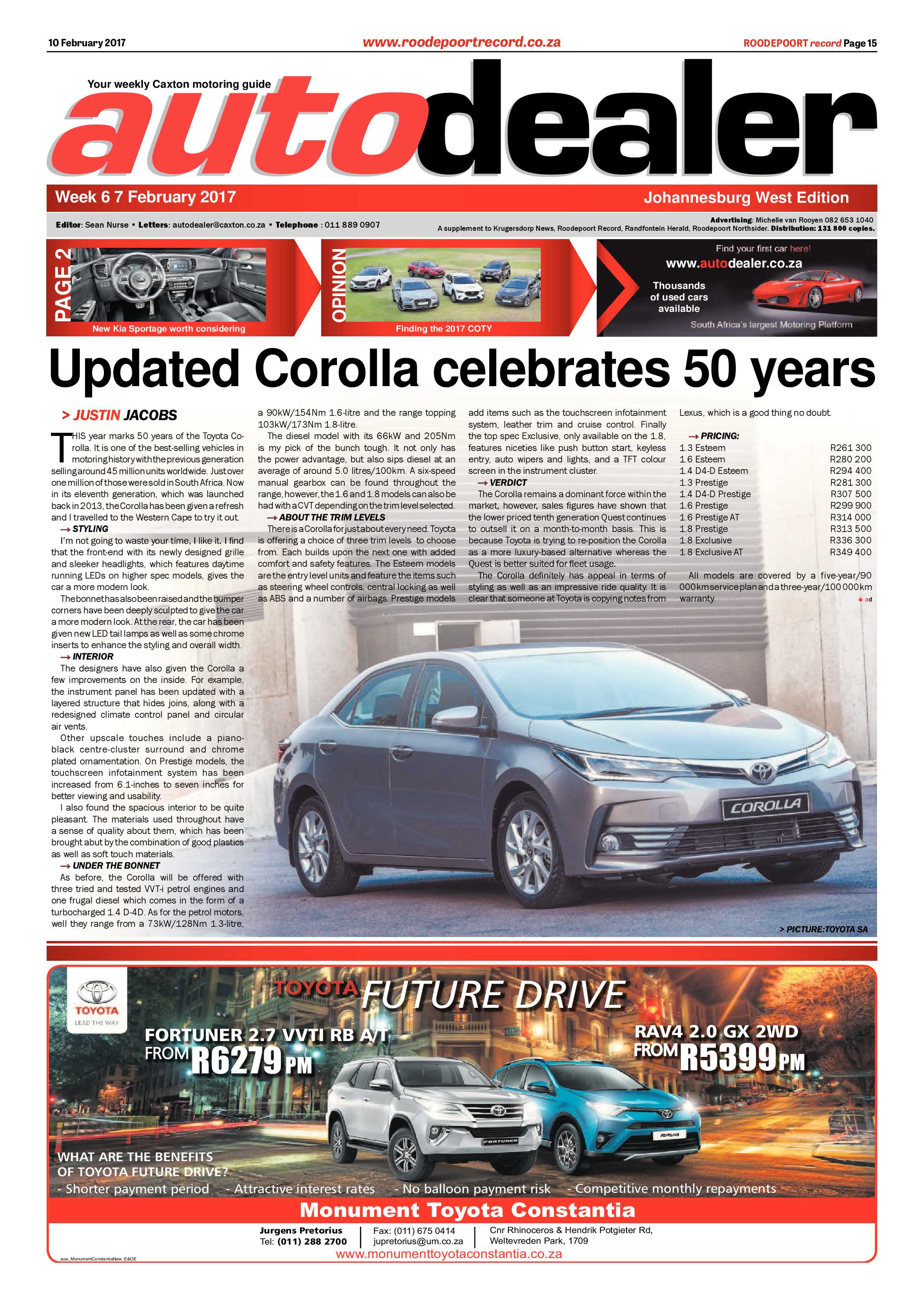 Roodepoort Record 10 February 2017 page 15