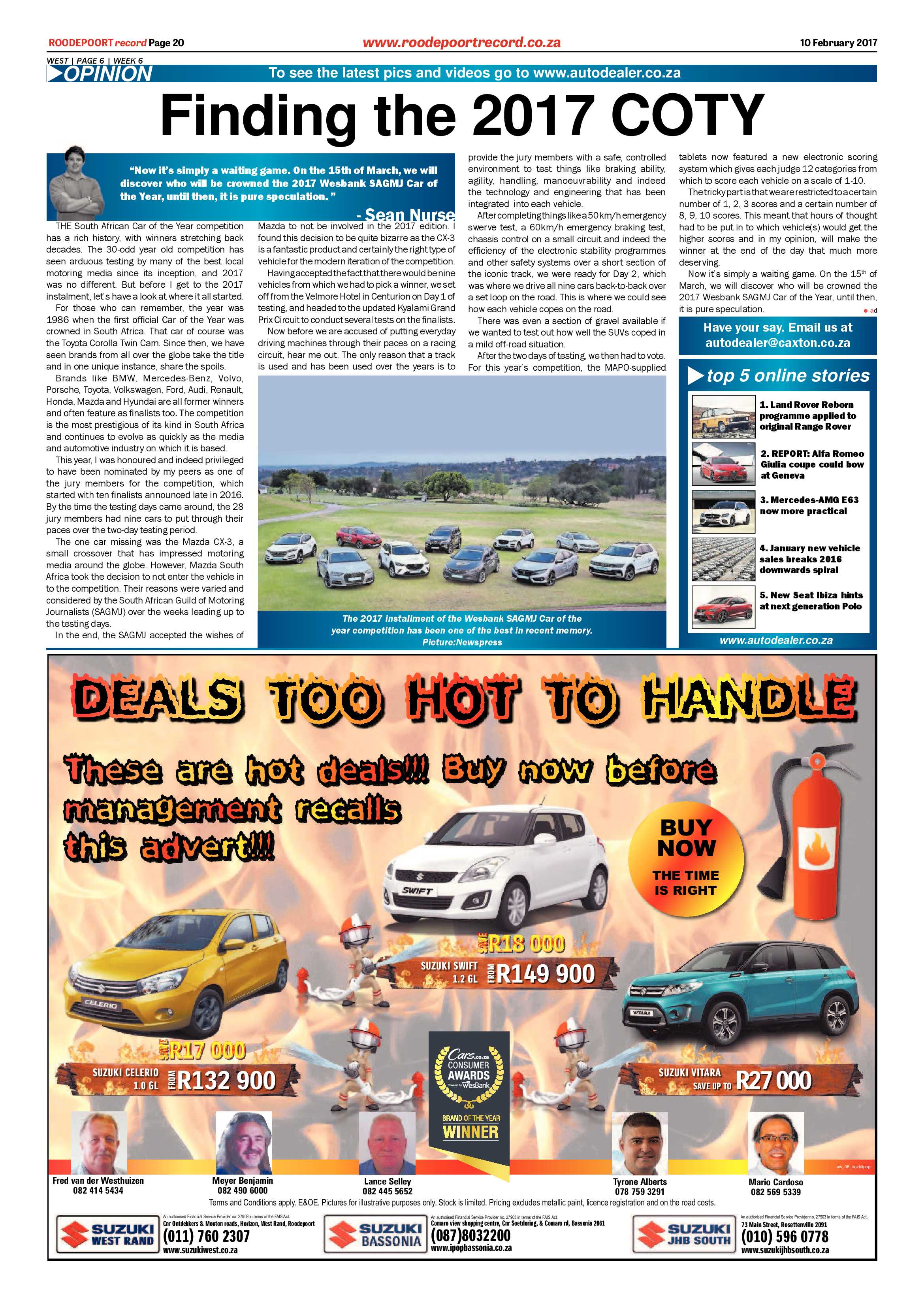 Roodepoort Record 10 February 2017 page 20