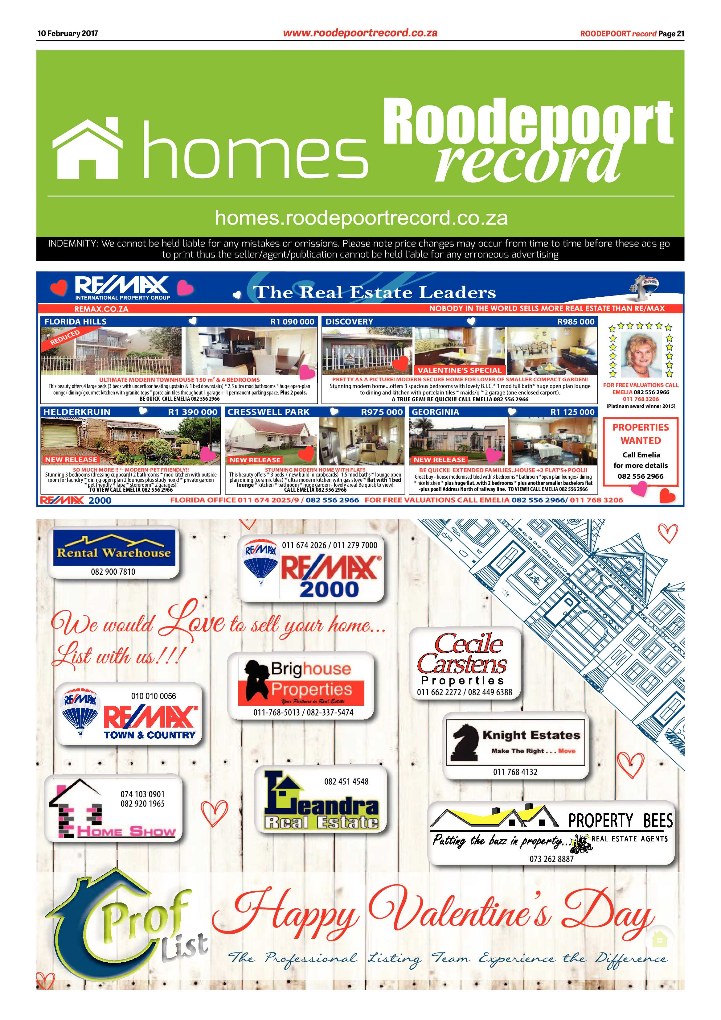 Roodepoort Record 10 February 2017 page 21