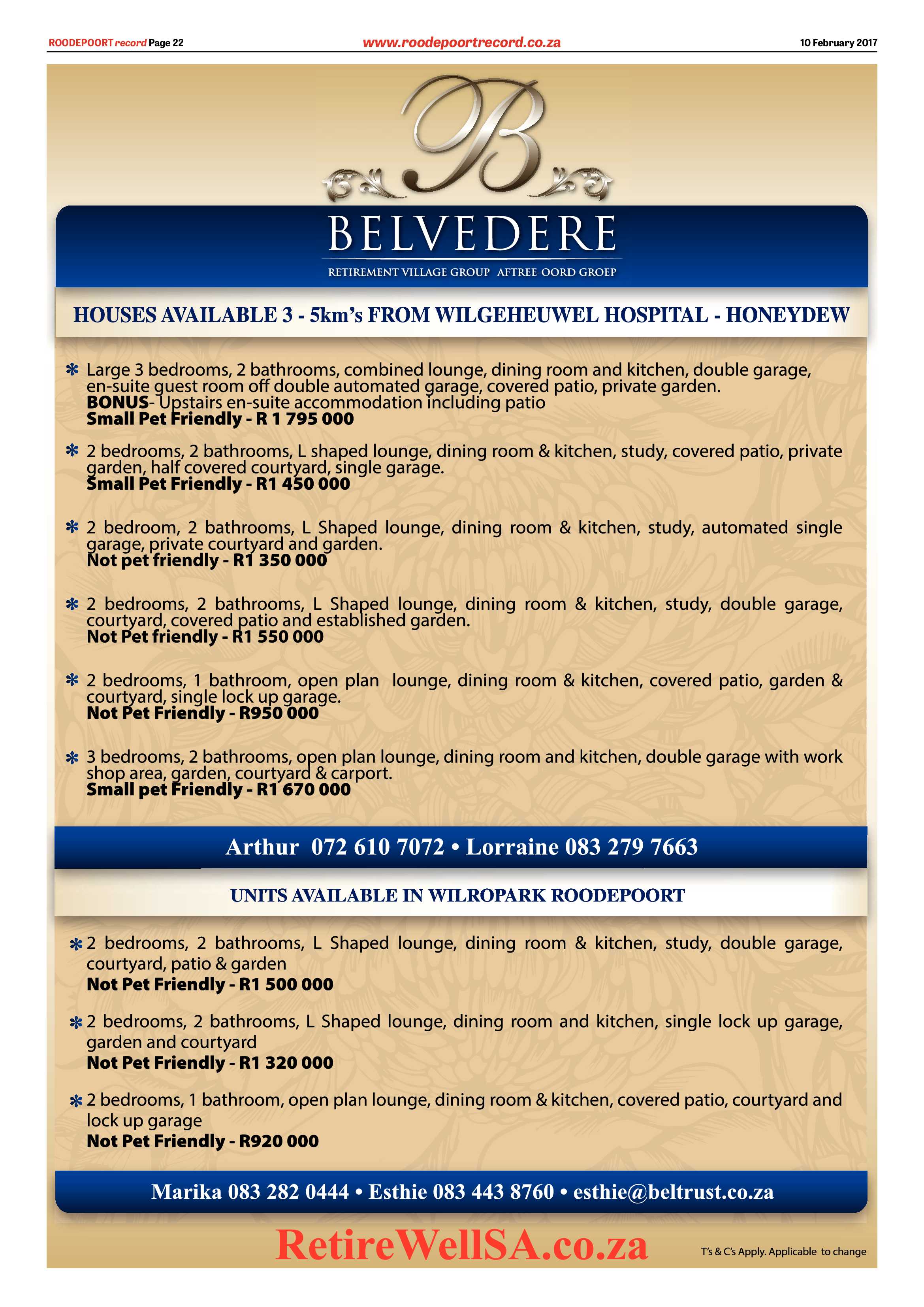 Roodepoort Record 10 February 2017 page 22