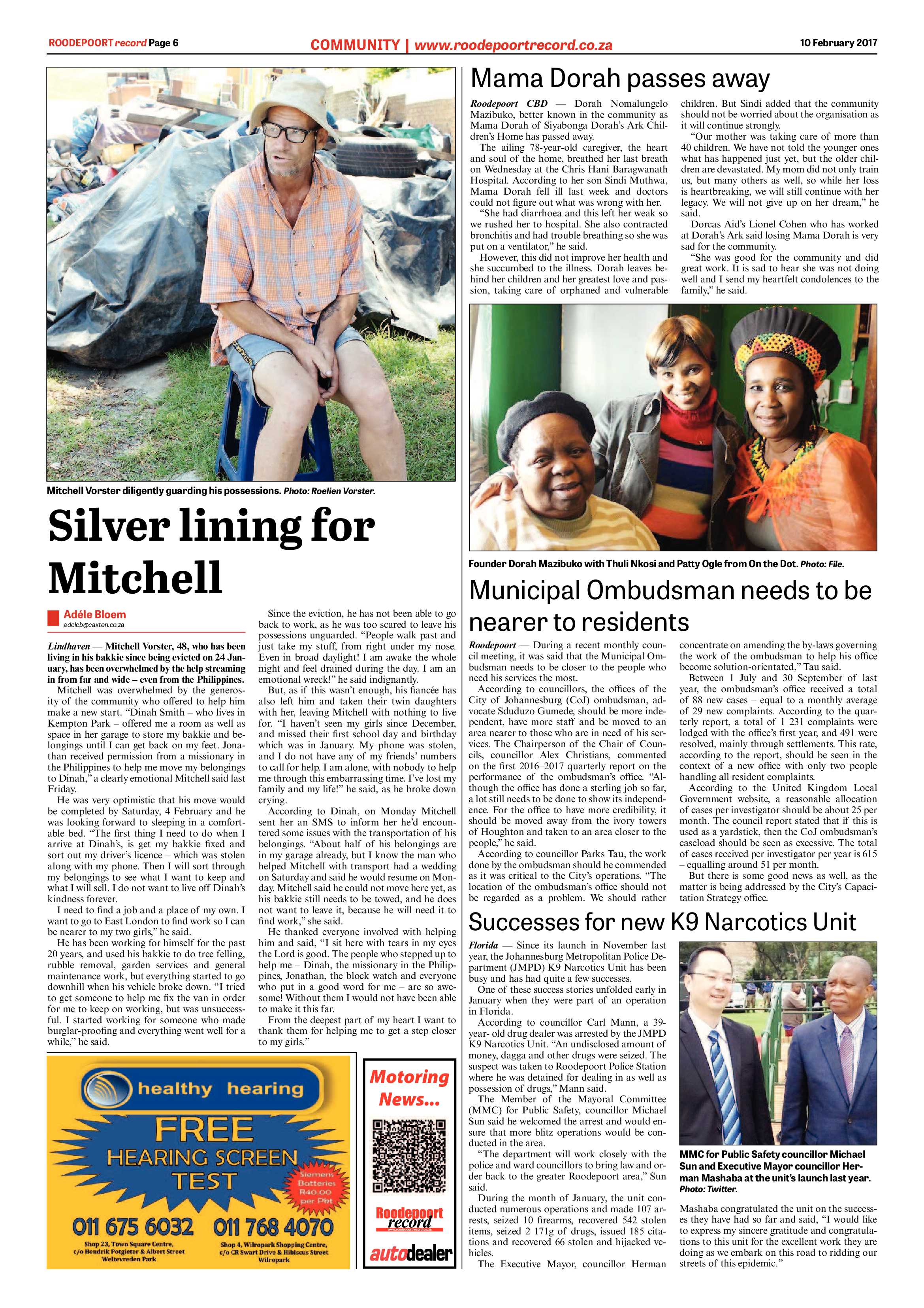 Roodepoort Record 10 February 2017 page 6