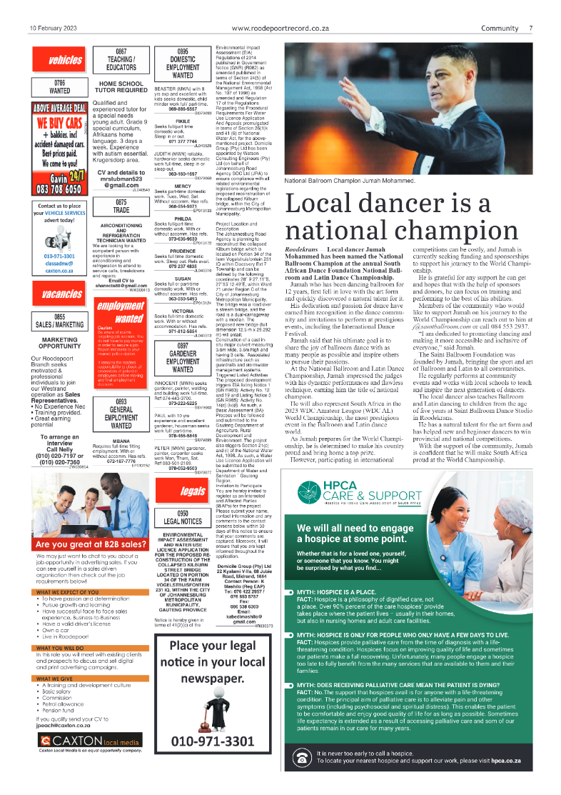 Roodepoort Record 10 February 2023 page 7