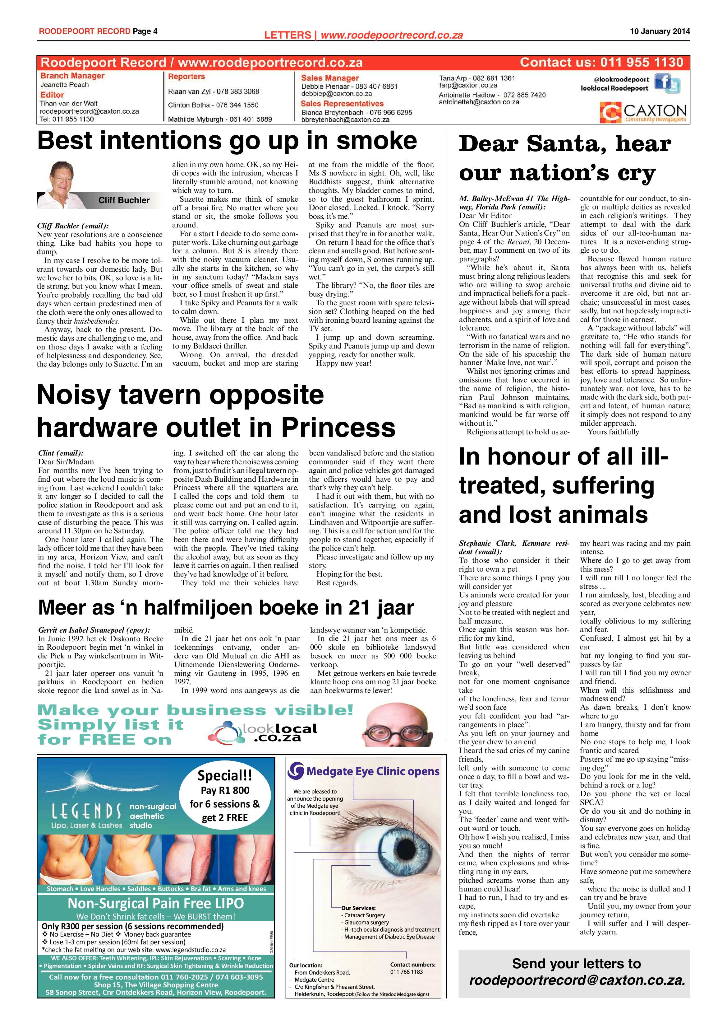 Roodepoort Record 10 January 2014 page 4