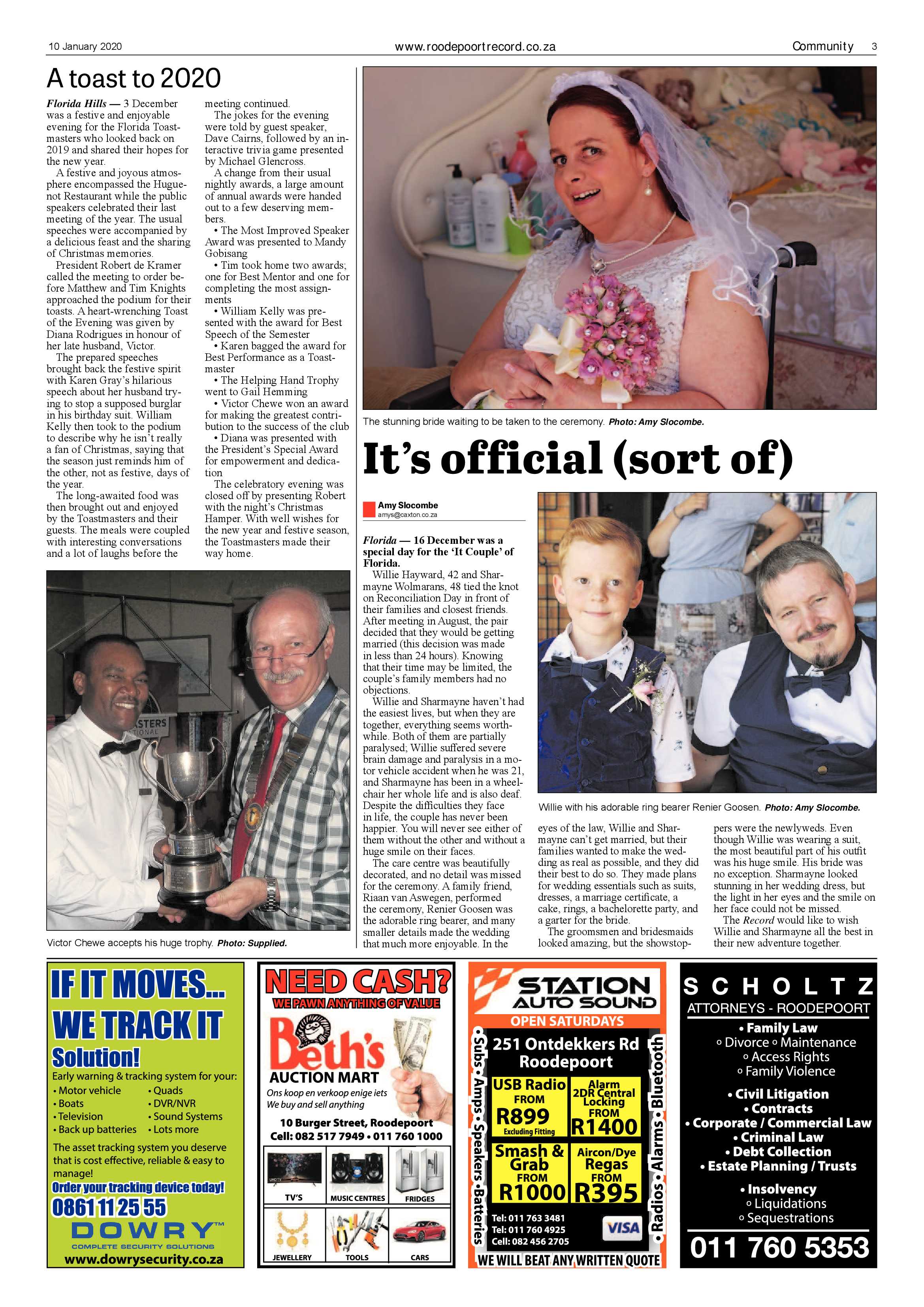 Roodepoort Record 10 January 2020 page 3
