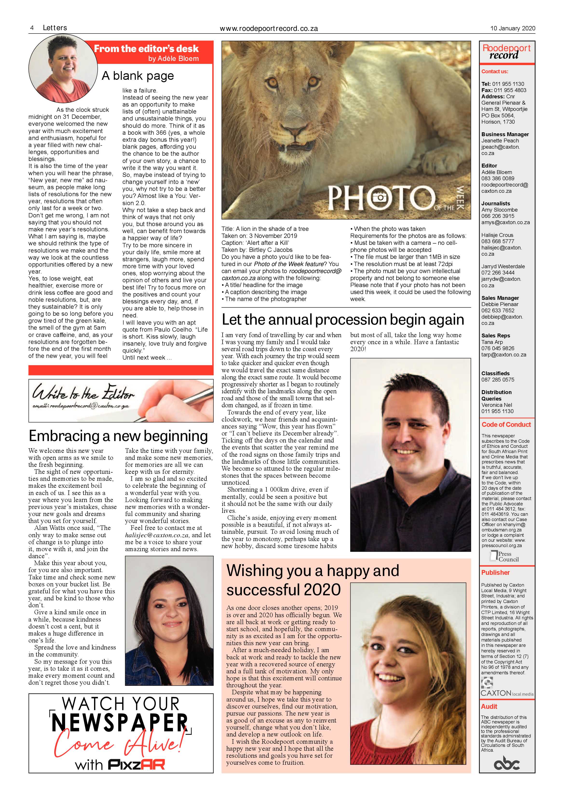 Roodepoort Record 10 January 2020 page 4