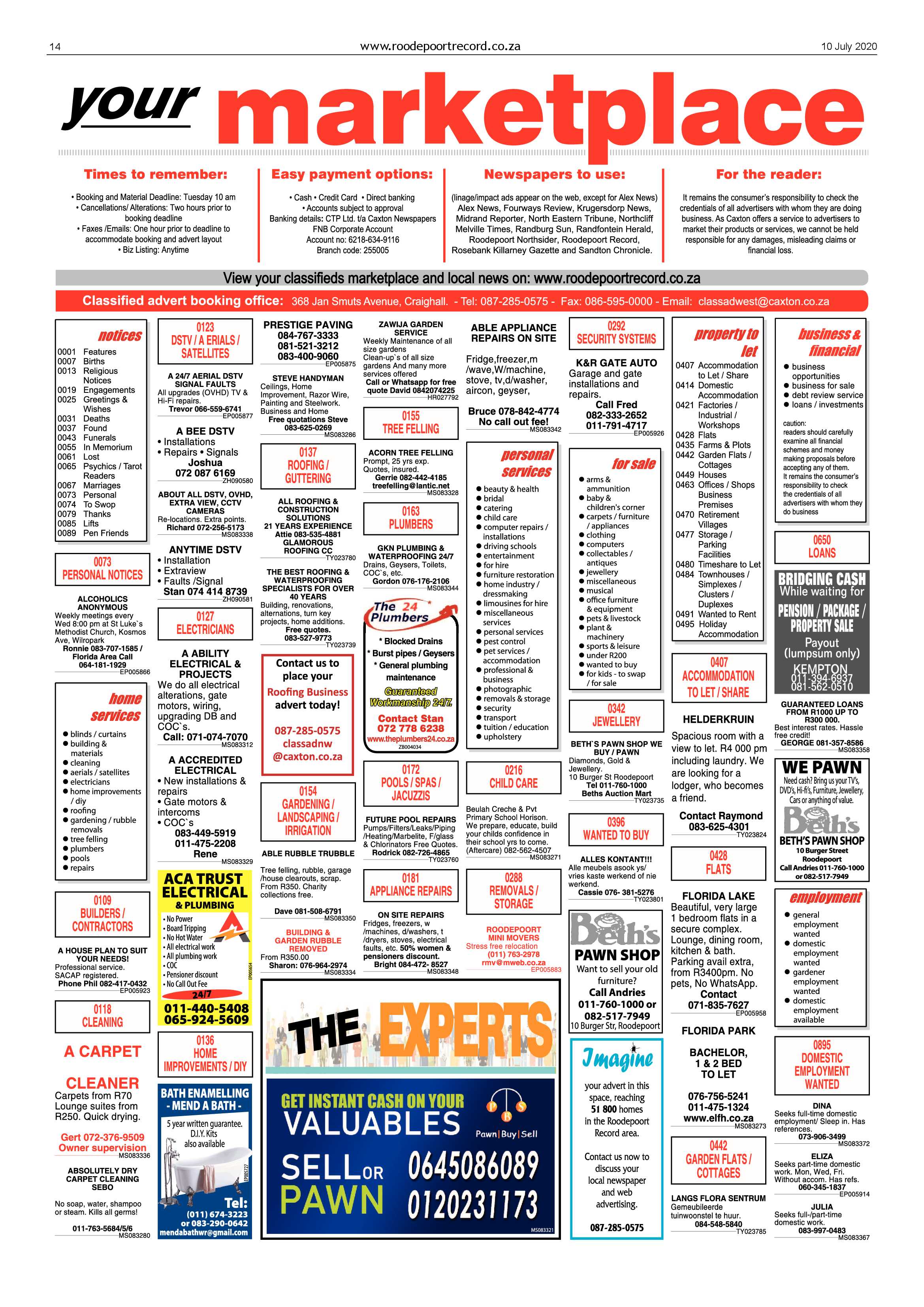 Roodepoort Record 10 July 2020 page 14