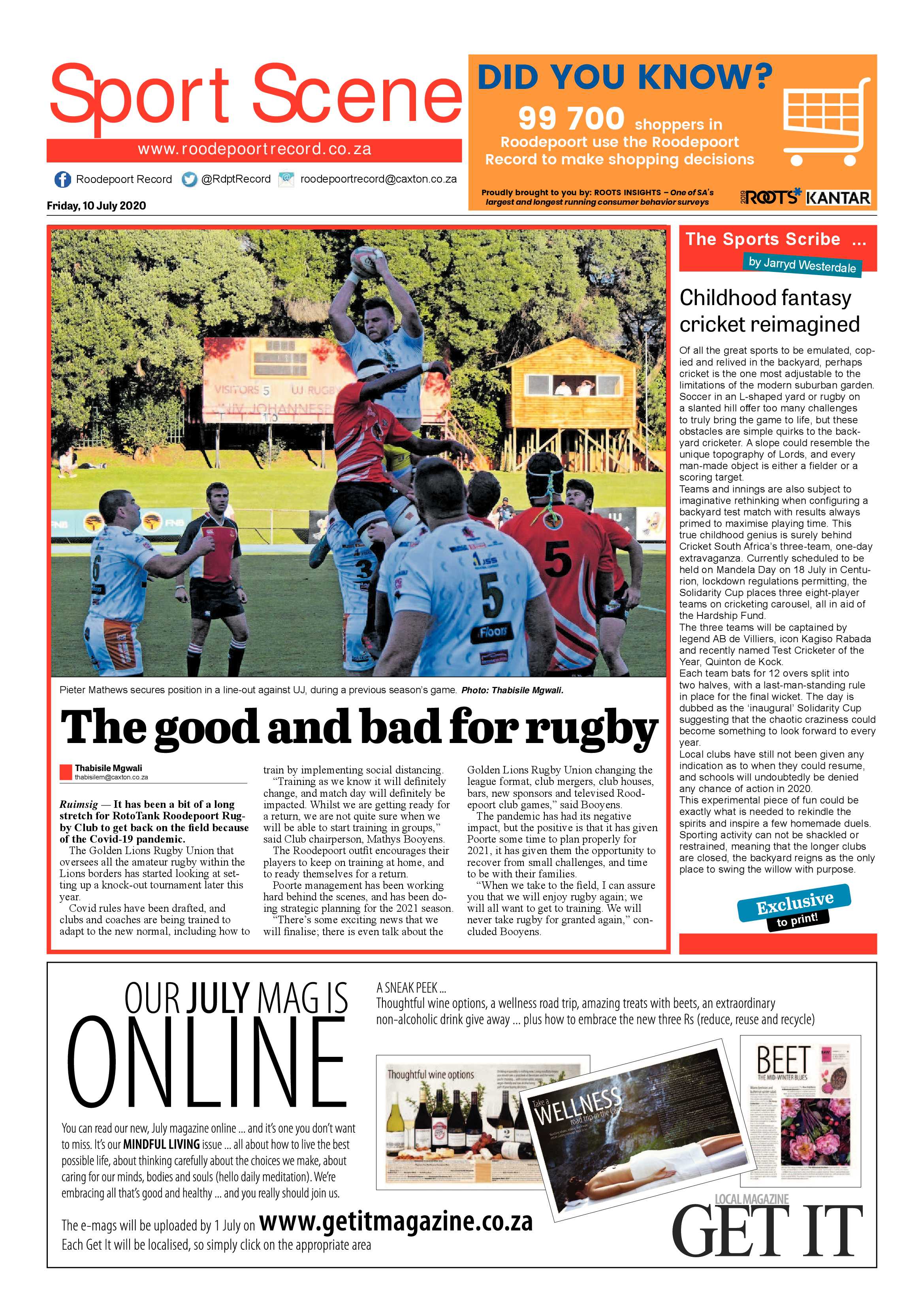 Roodepoort Record 10 July 2020 page 16