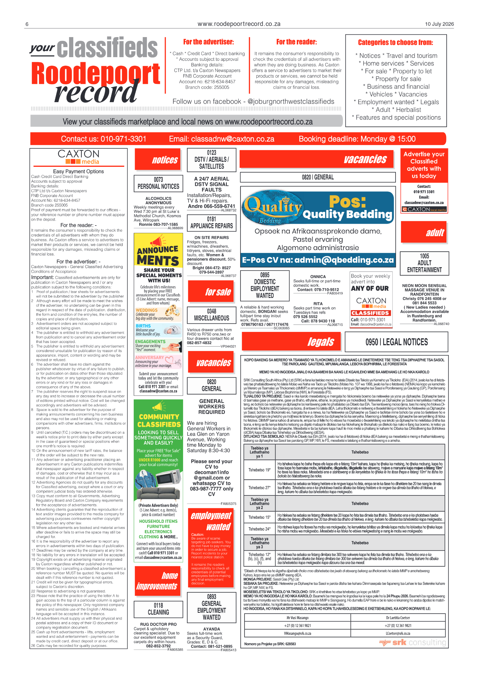 Roodepoort Record 10 July 2026 page 6