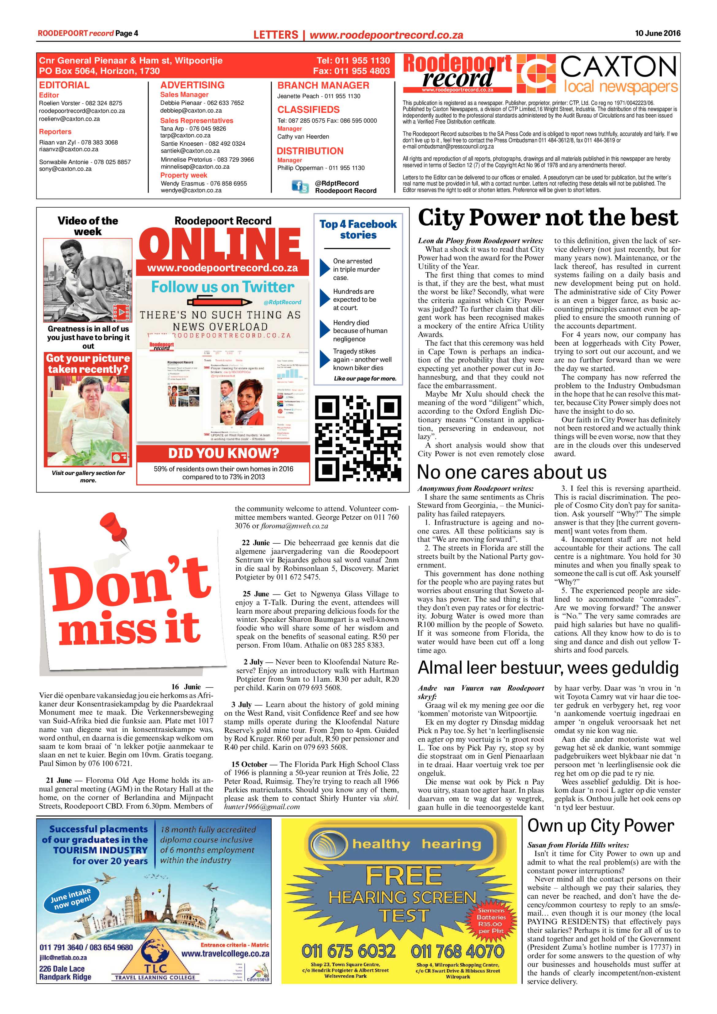 Roodepoort Record 10 June 2016 page 4