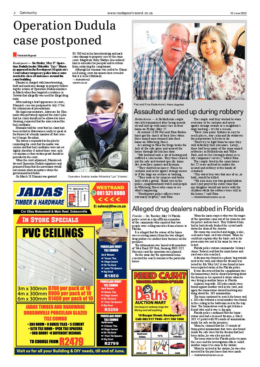 Roodepoort Record 10 June 2022 page 2