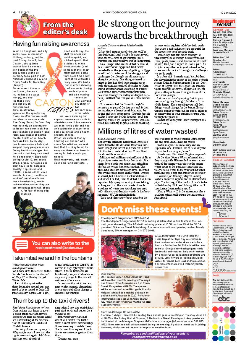 Roodepoort Record 10 June 2022 page 4