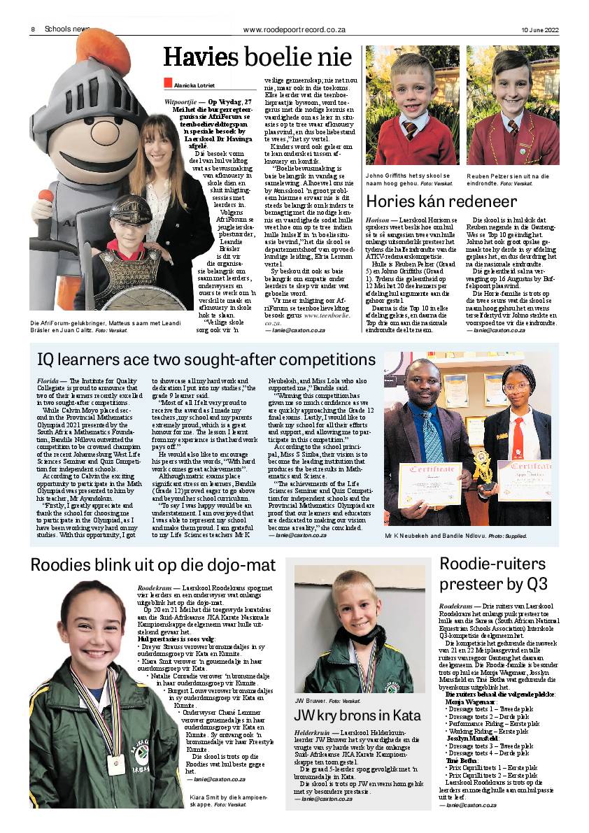 Roodepoort Record 10 June 2022 page 8
