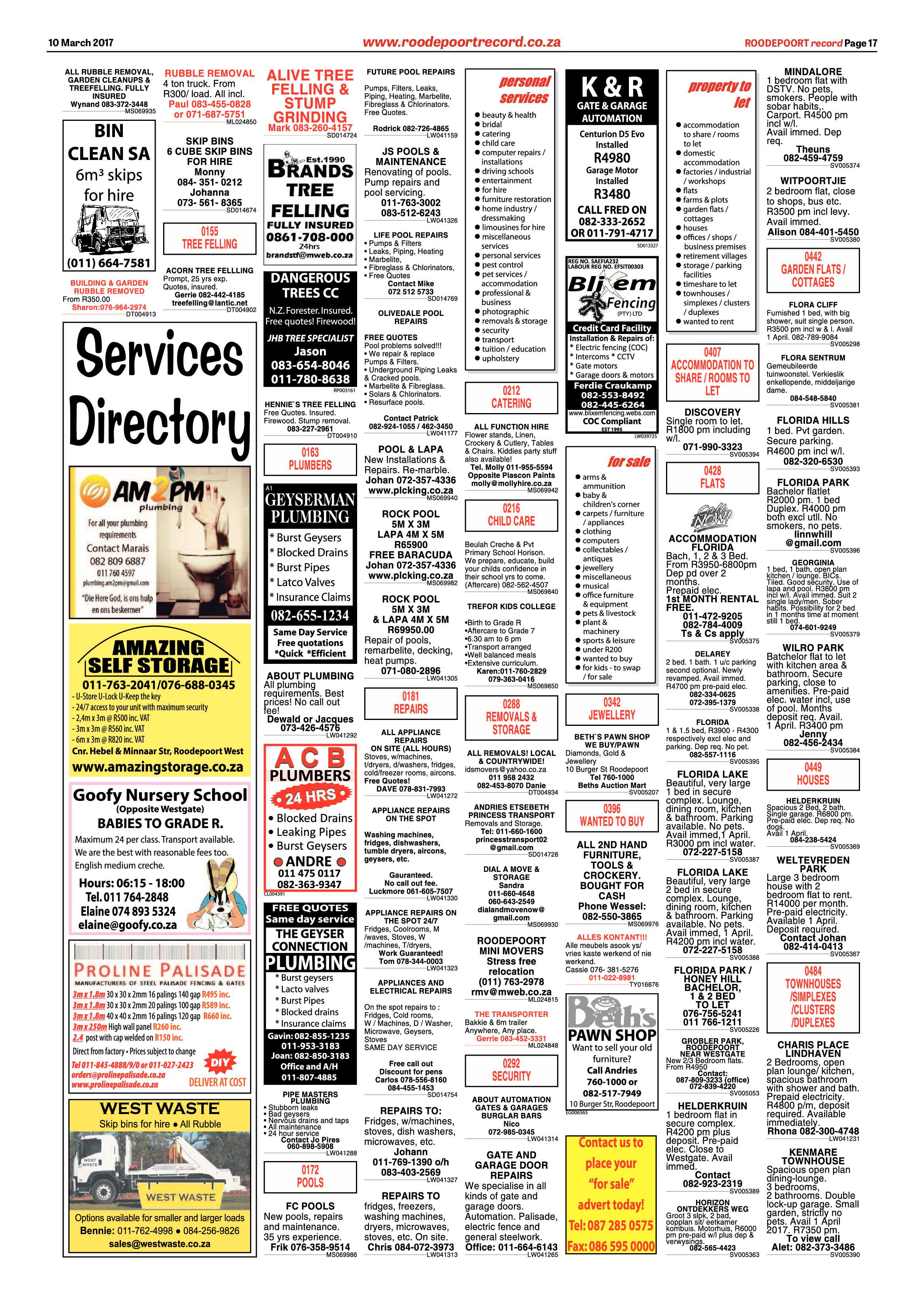 Roodepoort Record 10 March 2017 page 17
