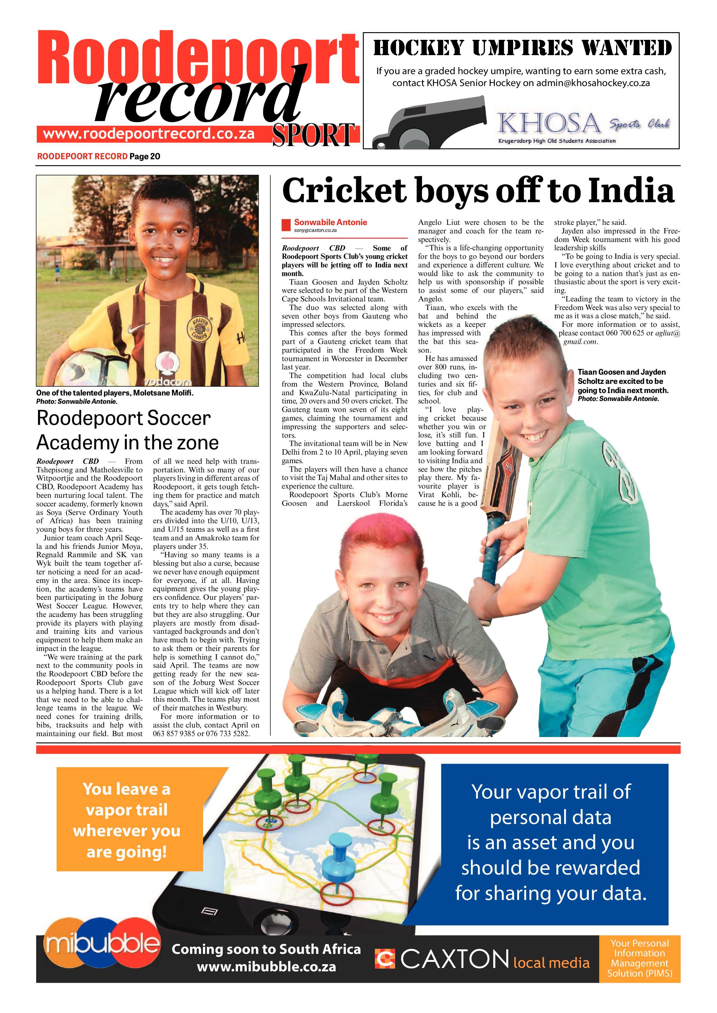 Roodepoort Record 10 March 2017 page 20