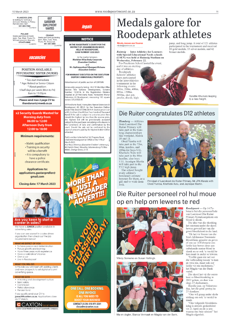 Roodepoort Record 10 March 2023 page 11