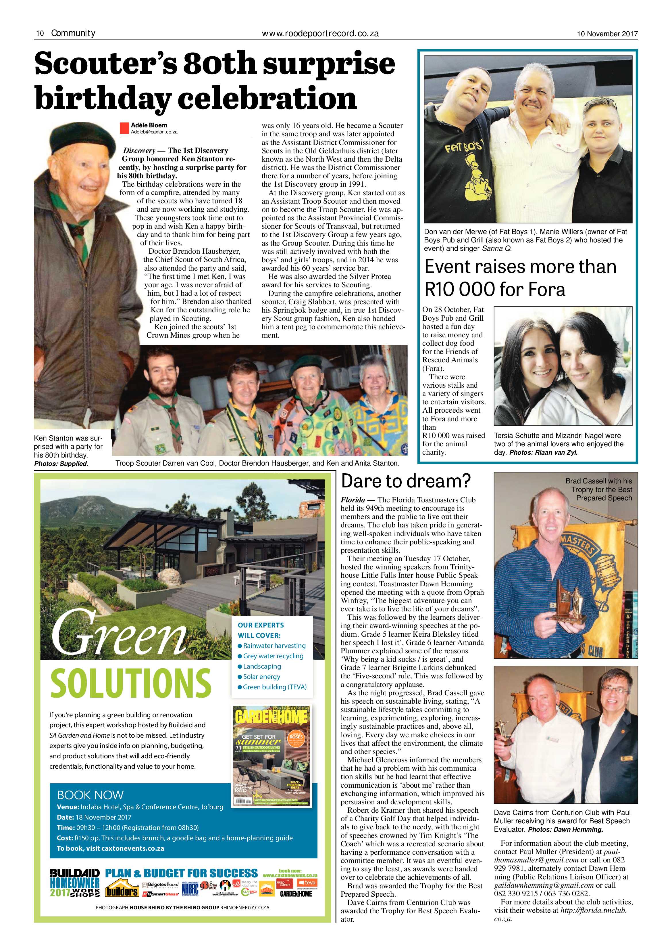 Roodepoort Record 10 November 2017 page 10