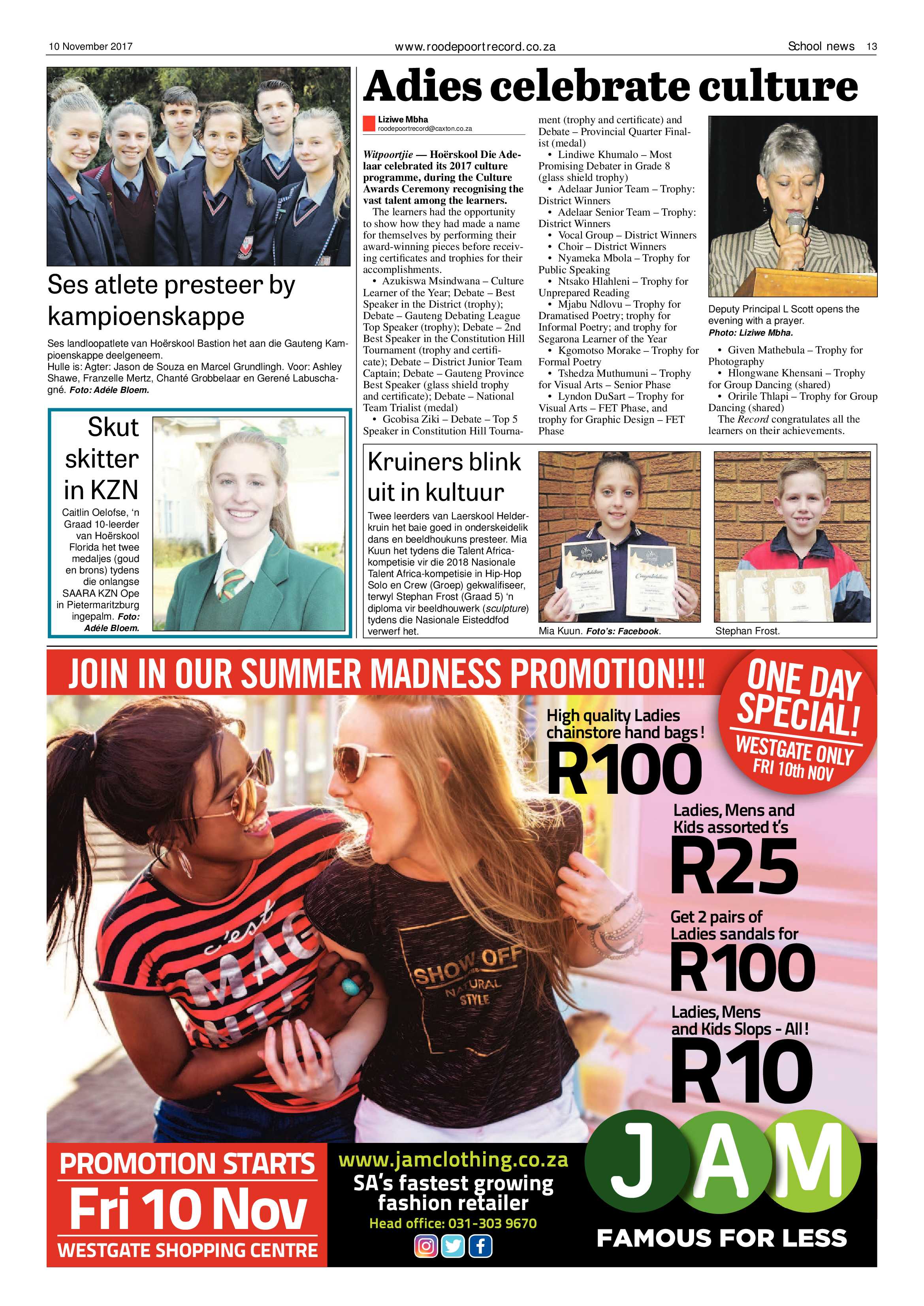 Roodepoort Record 10 November 2017 page 13