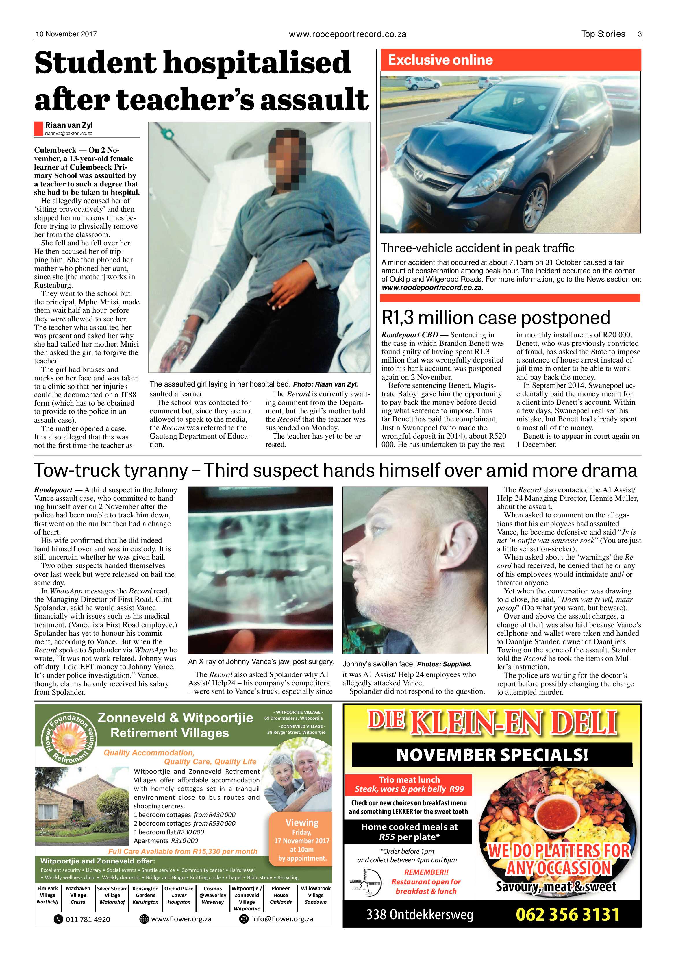 Roodepoort Record 10 November 2017 page 3