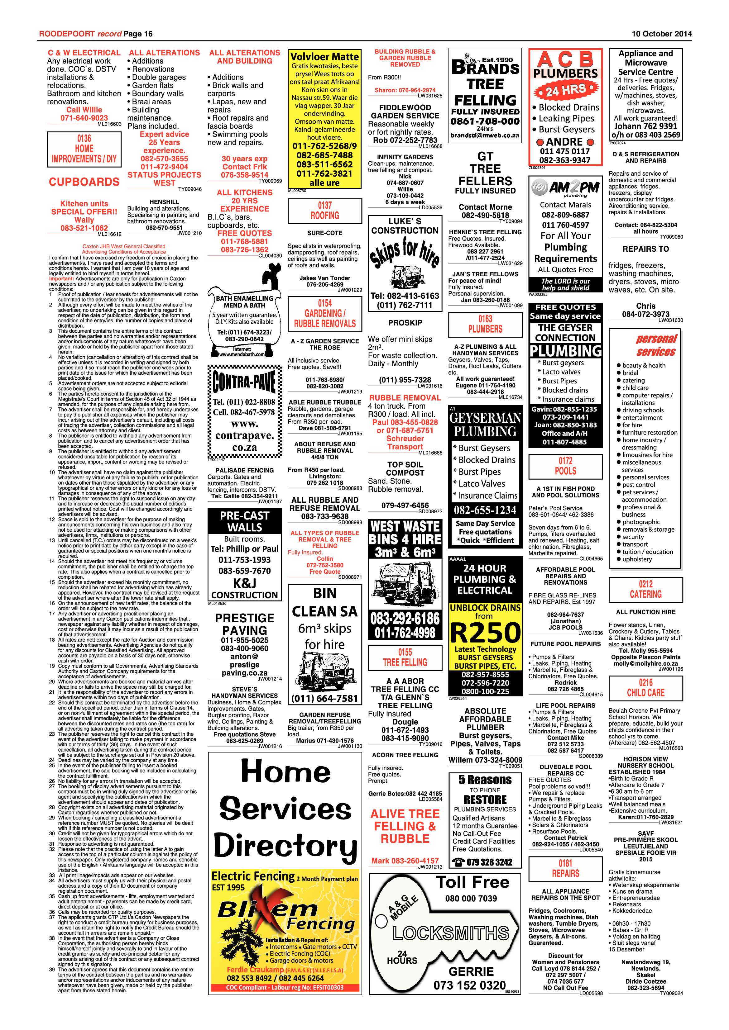 Roodepoort Record 10 October 2014 page 16