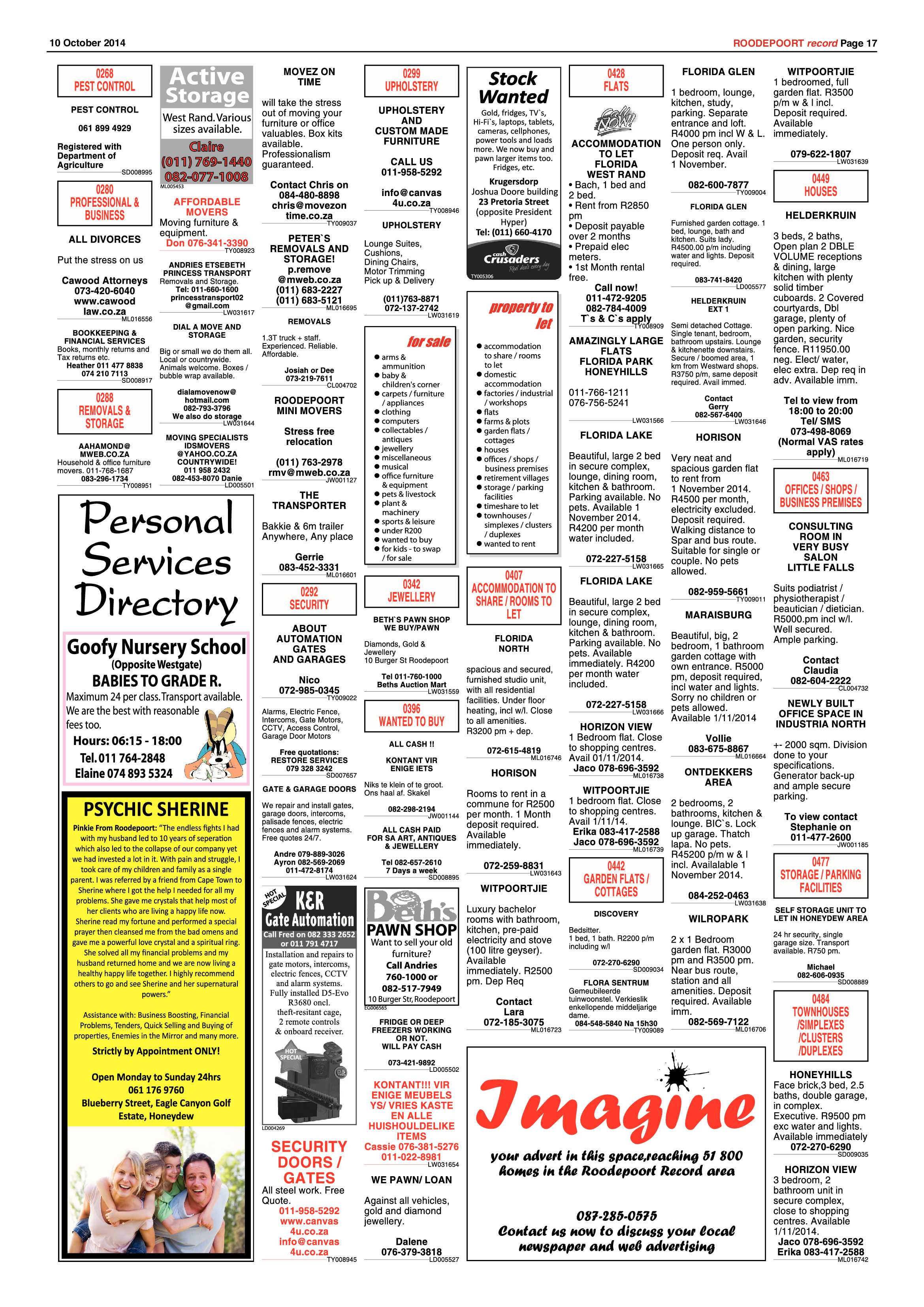 Roodepoort Record 10 October 2014 page 17