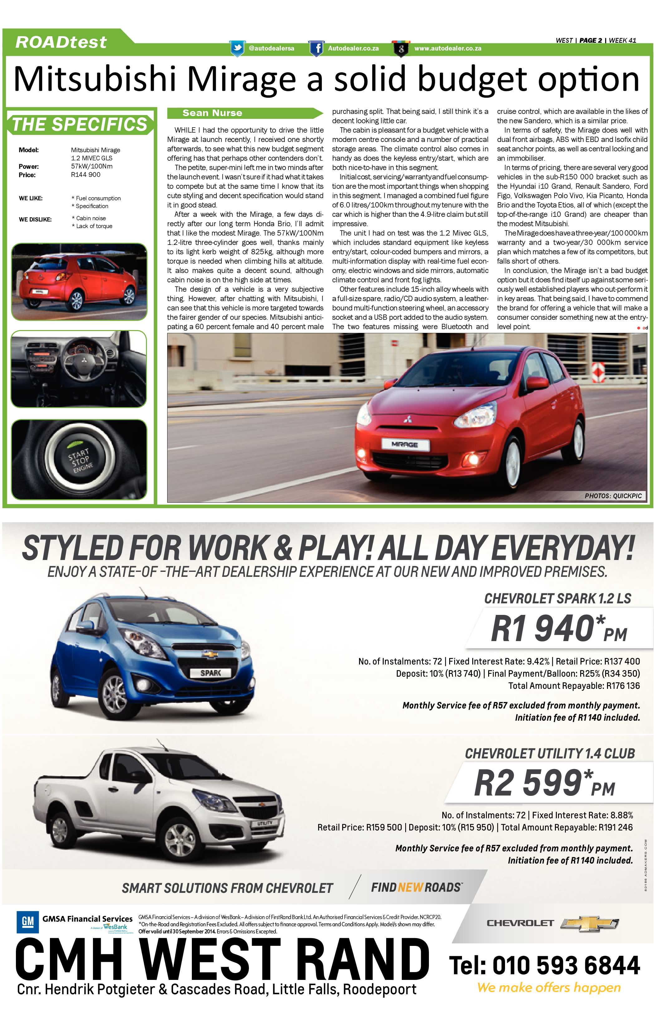 Roodepoort Record 10 October 2014 page 22