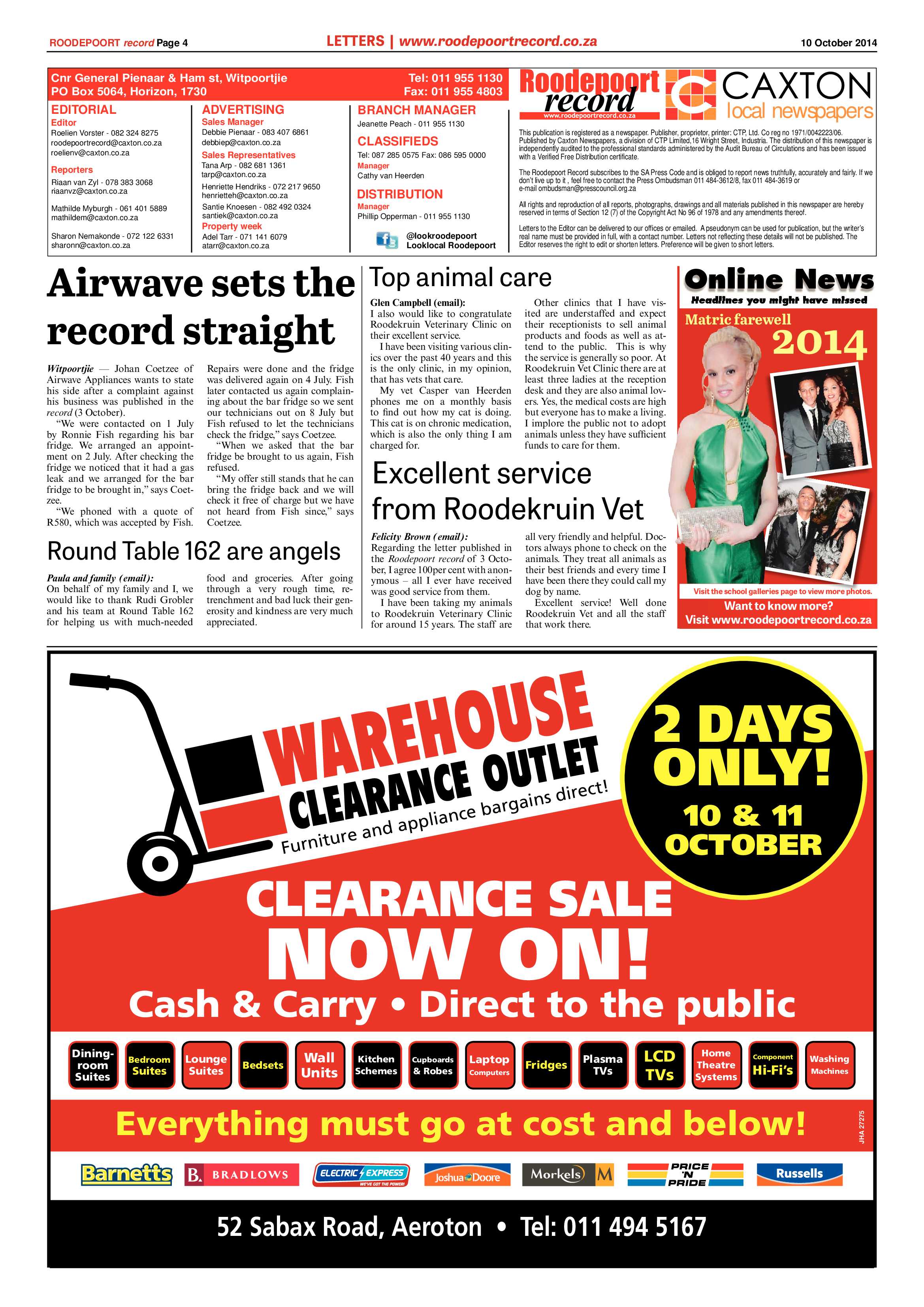 Roodepoort Record 10 October 2014 page 4