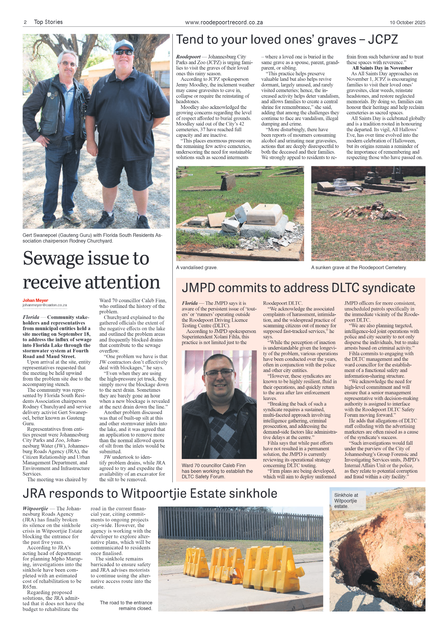 Roodepoort Record 10 October 2025 page 2