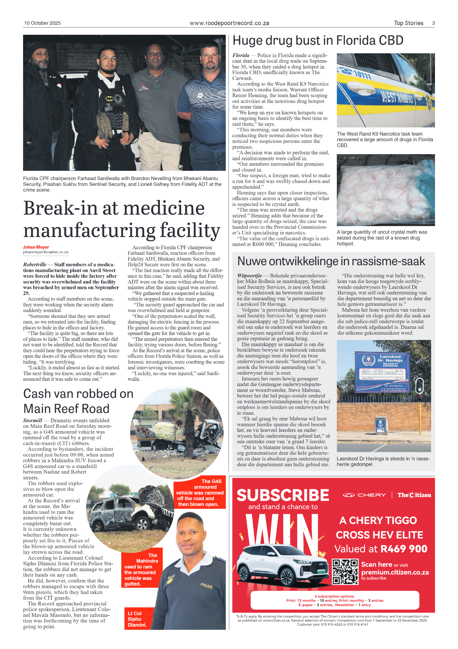 Roodepoort Record 10 October 2025 page 3